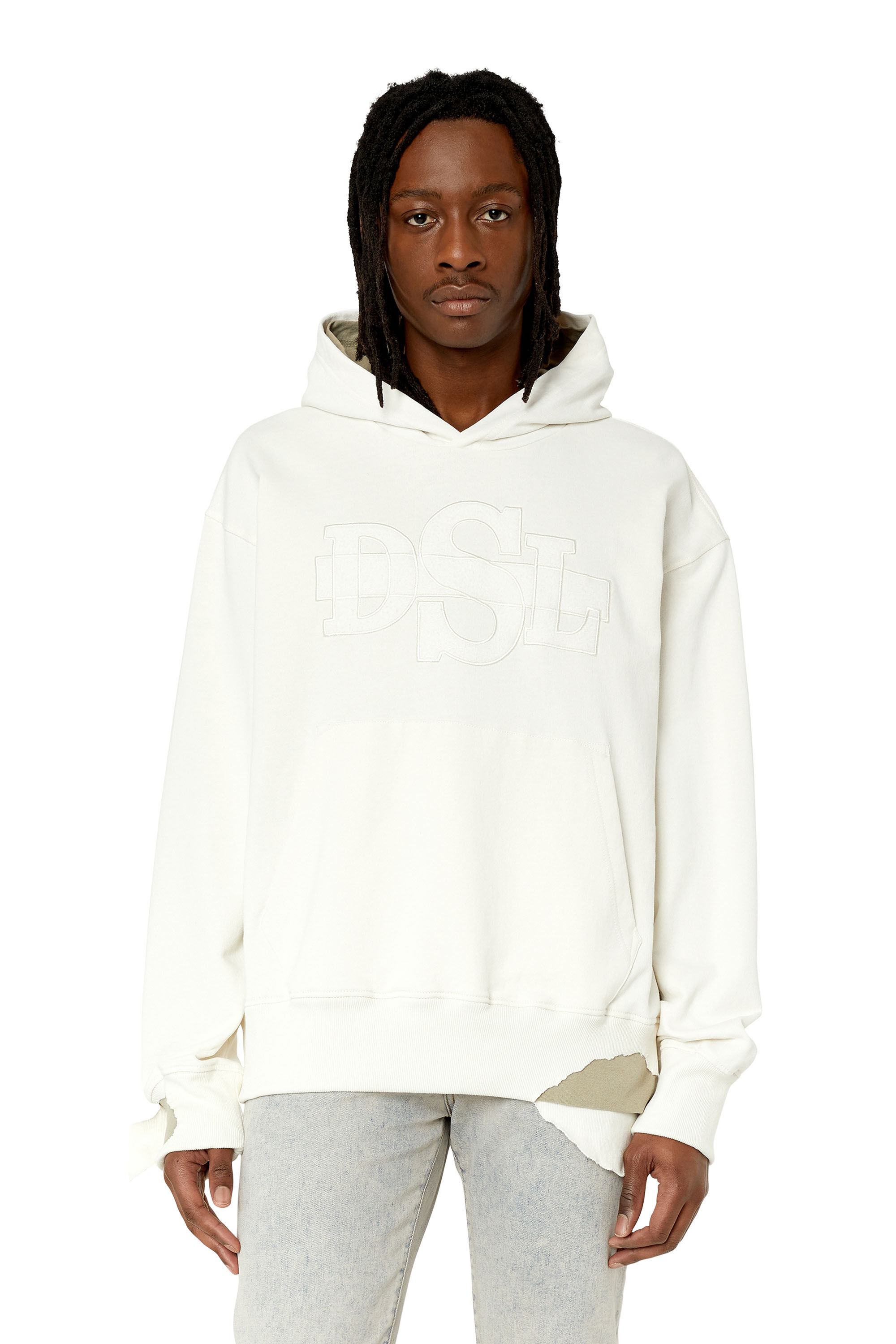 Diesel - S-MACROT-HOOD, White - Image 3