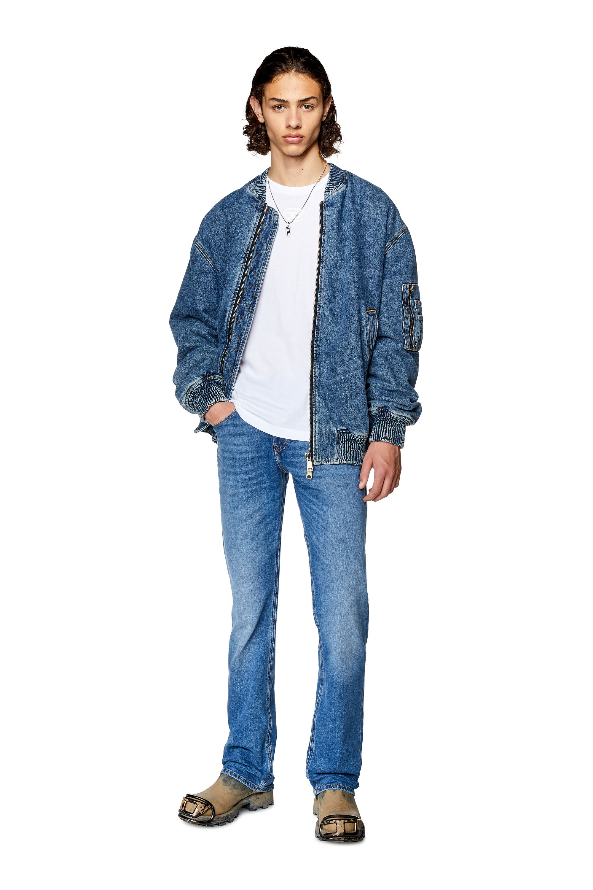 Diesel - Bootcut Jeans 2021 D-Vocs 0ENAT, Medium blue - Image 1