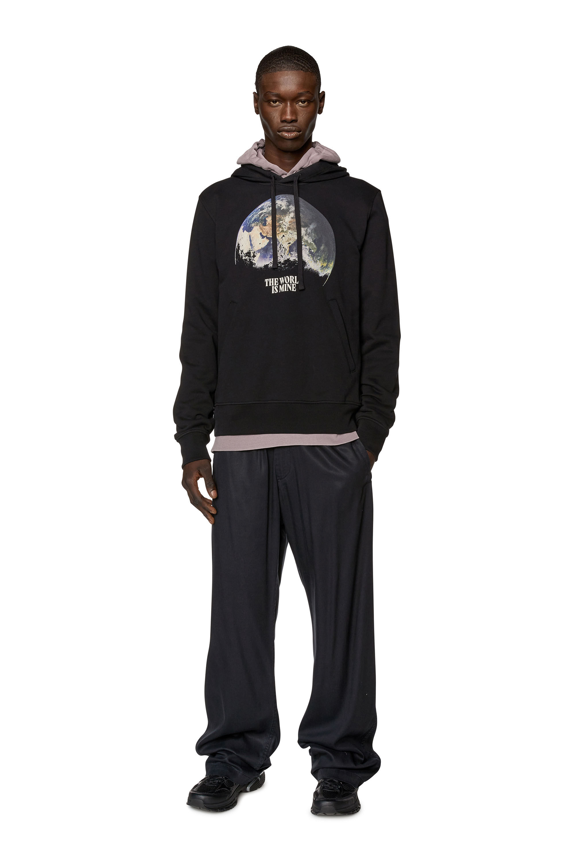 Diesel - S-GINN-WELT-HOOD, Black - Image 1