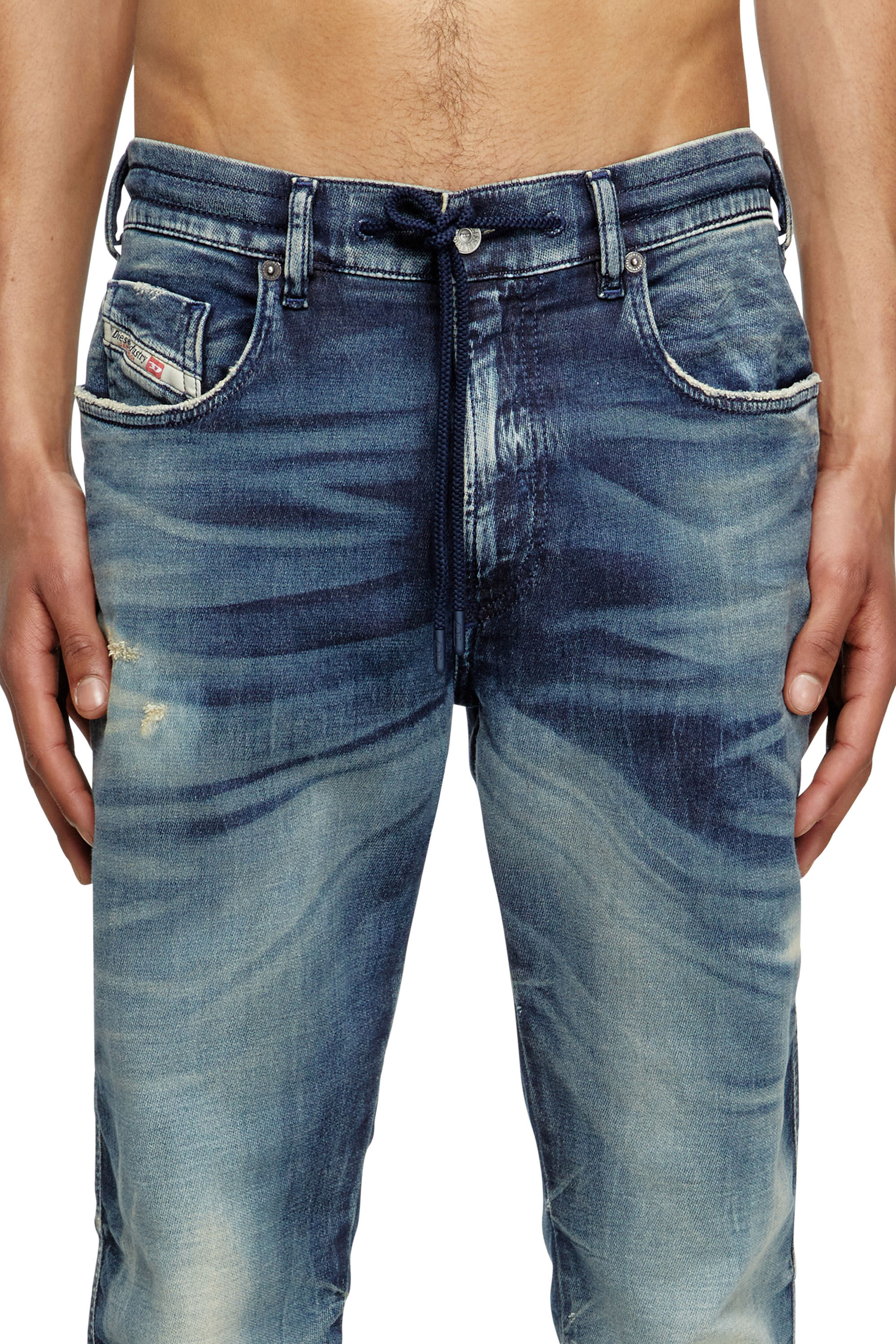 Diesel - Man's Slim 2060 D-Strukt Joggjeans® 068RZ, Dark Blue - 5
