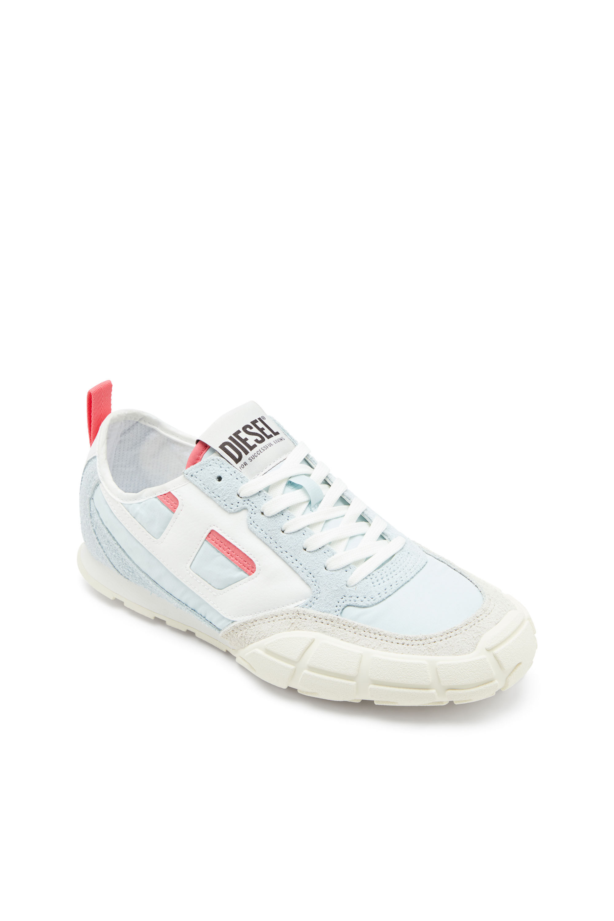 Diesel - S-PAGODHA LOW W, Woman's Sneakers in leather, suede and ripstop in null - 6