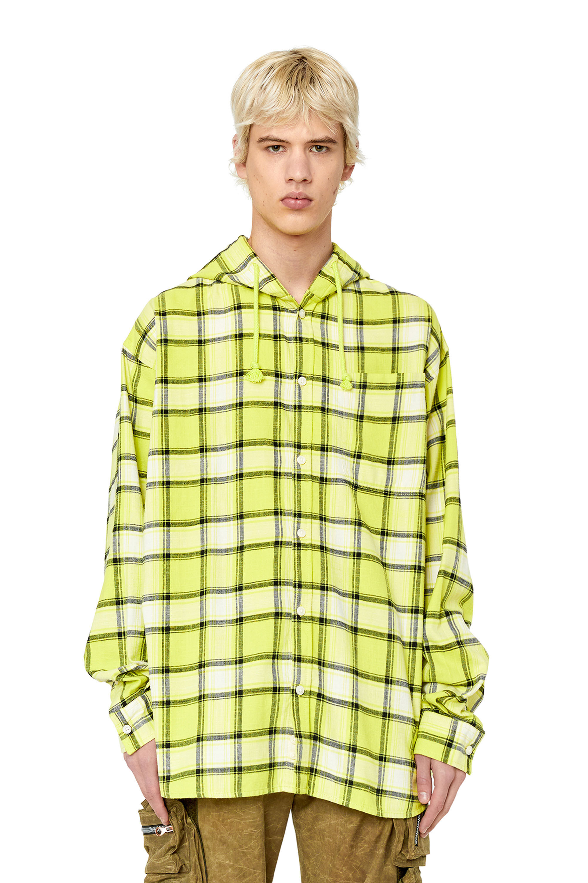 Diesel - S-DEWNY-HOOD, White/Green - Image 3