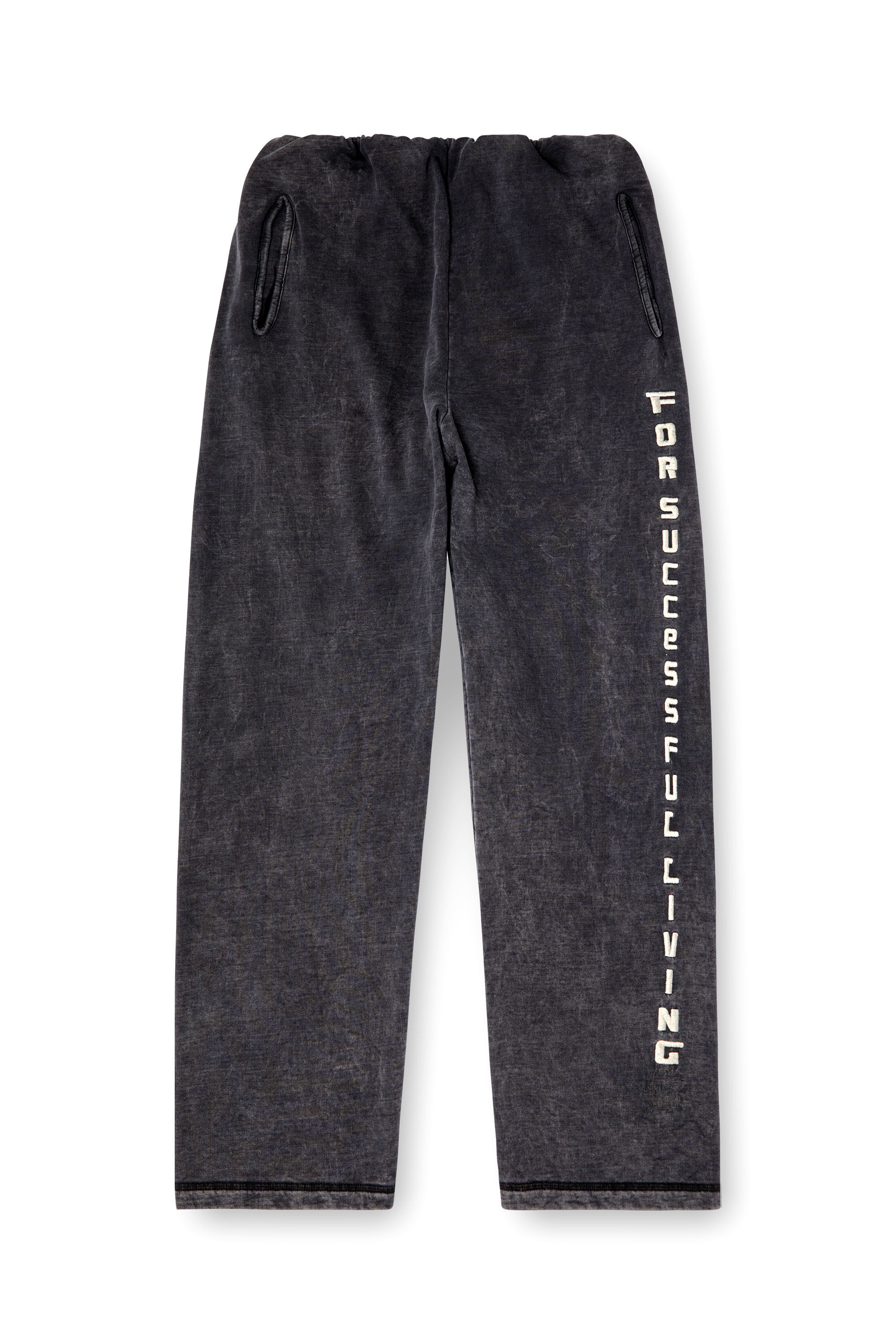 【2024最新作】 Men's Diesel | Black | effect denim with pants Track パンツ