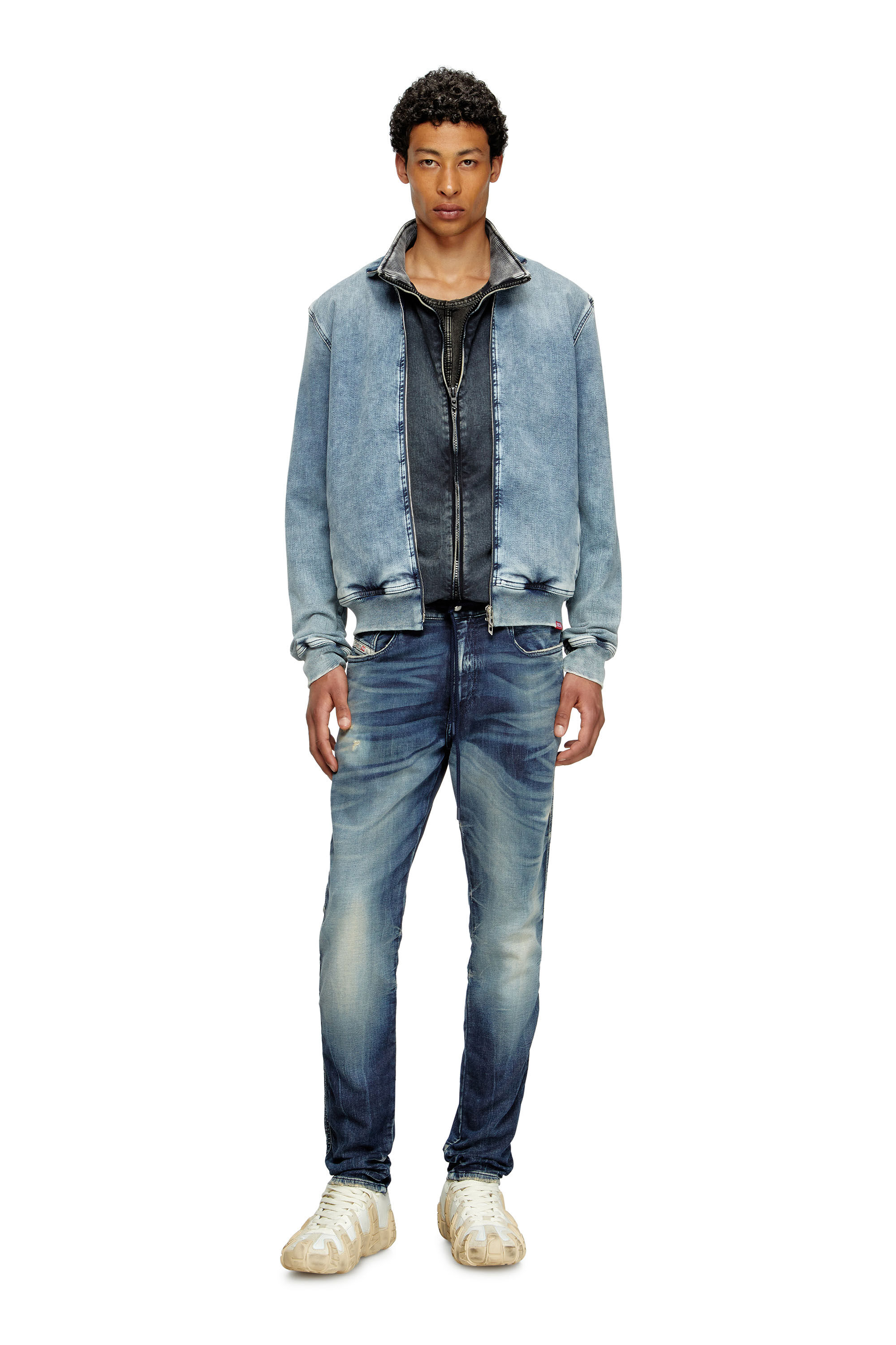 Diesel - Man's Slim 2060 D-Strukt Joggjeans® 068RZ, Dark Blue - 1