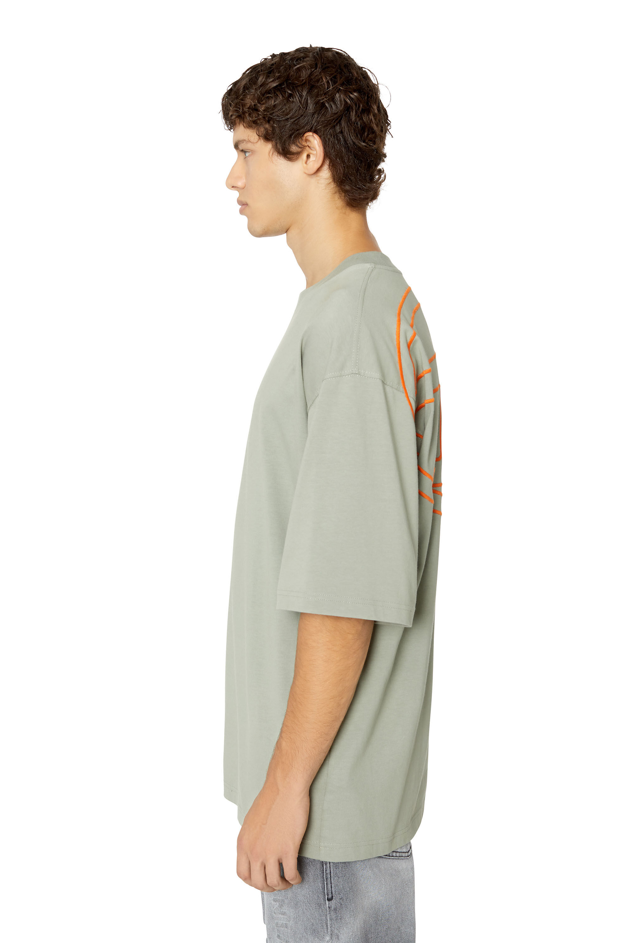 Diesel - T-BOGGY-MEGOVAL, Light Grey - Image 5