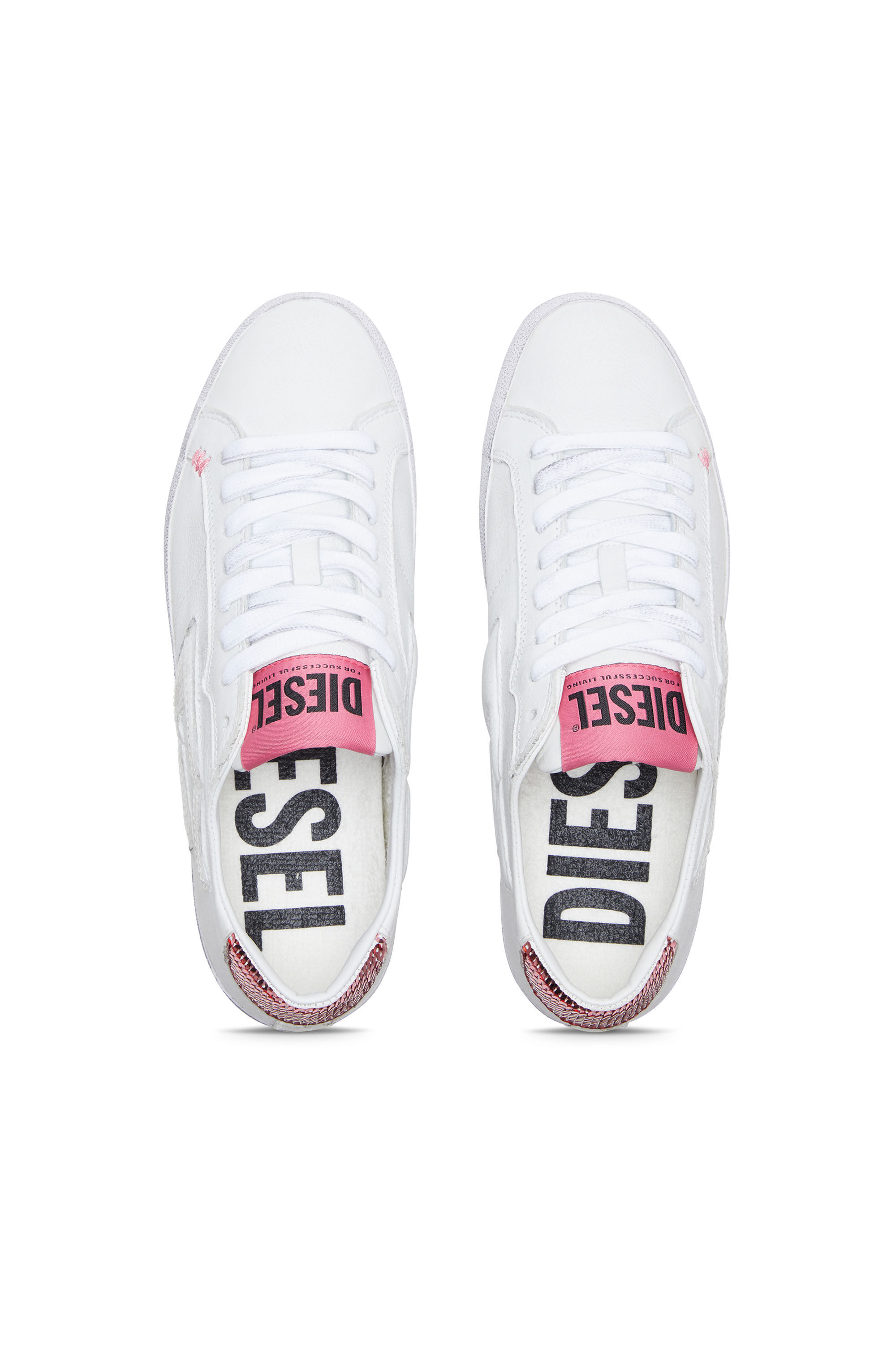 Diesel - S-LEROJI LOW X, White/Pink - Image 4