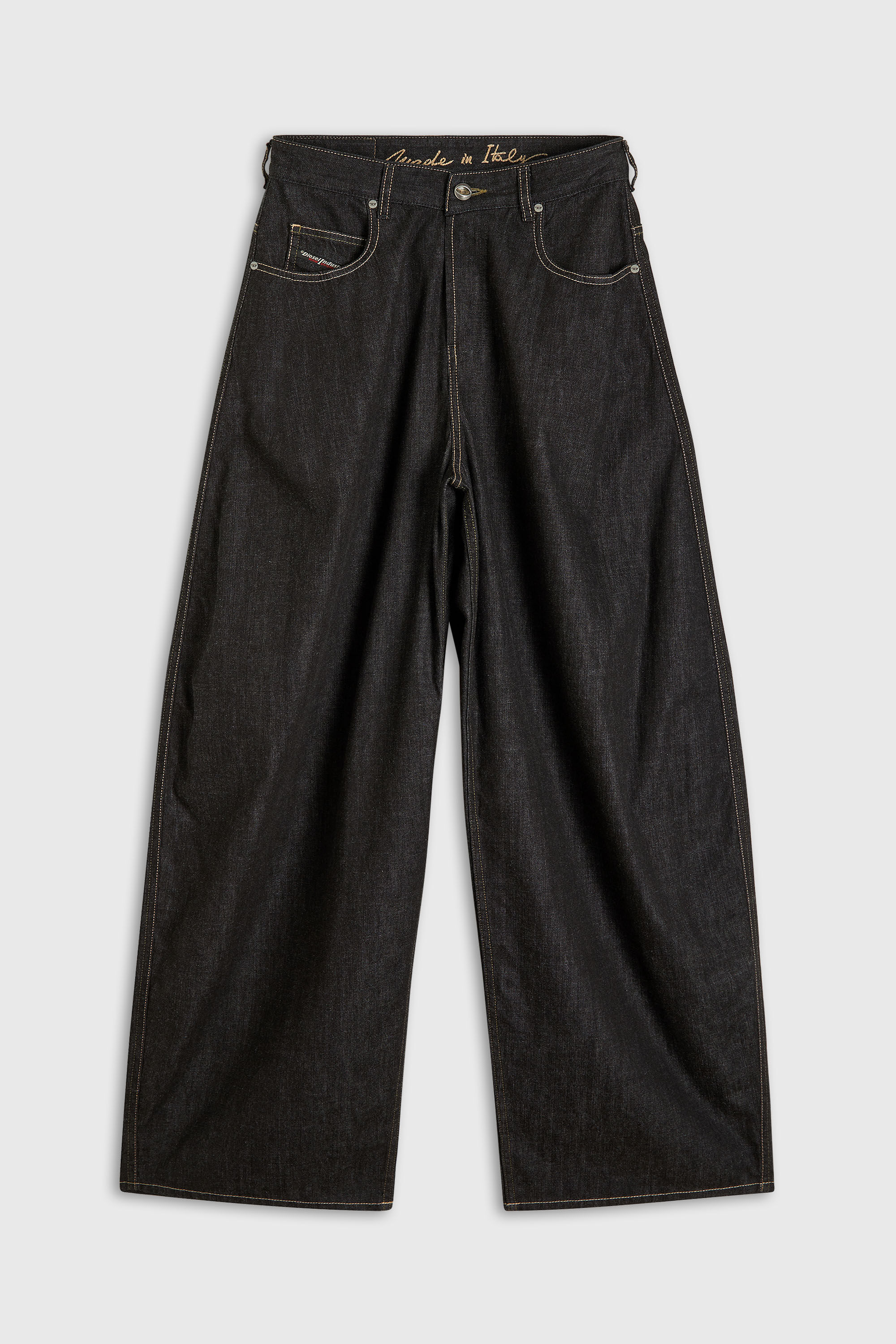 Diesel - Woman's Relaxed Jeans 1987 D-Khelz 09R42, Black/Dark grey - 6