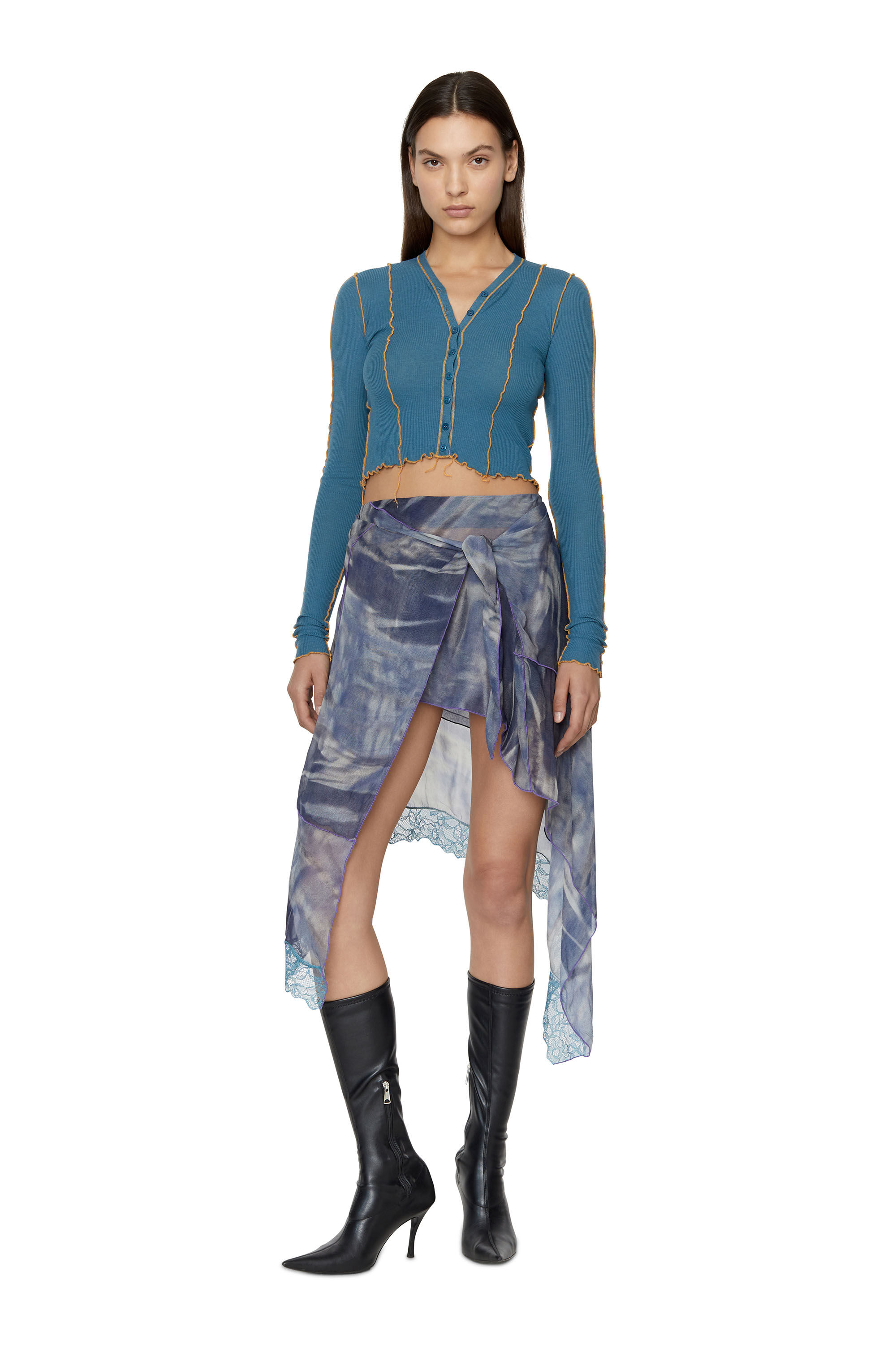 Diesel - T-RIBYEL-OPEN, Blue - Image 1