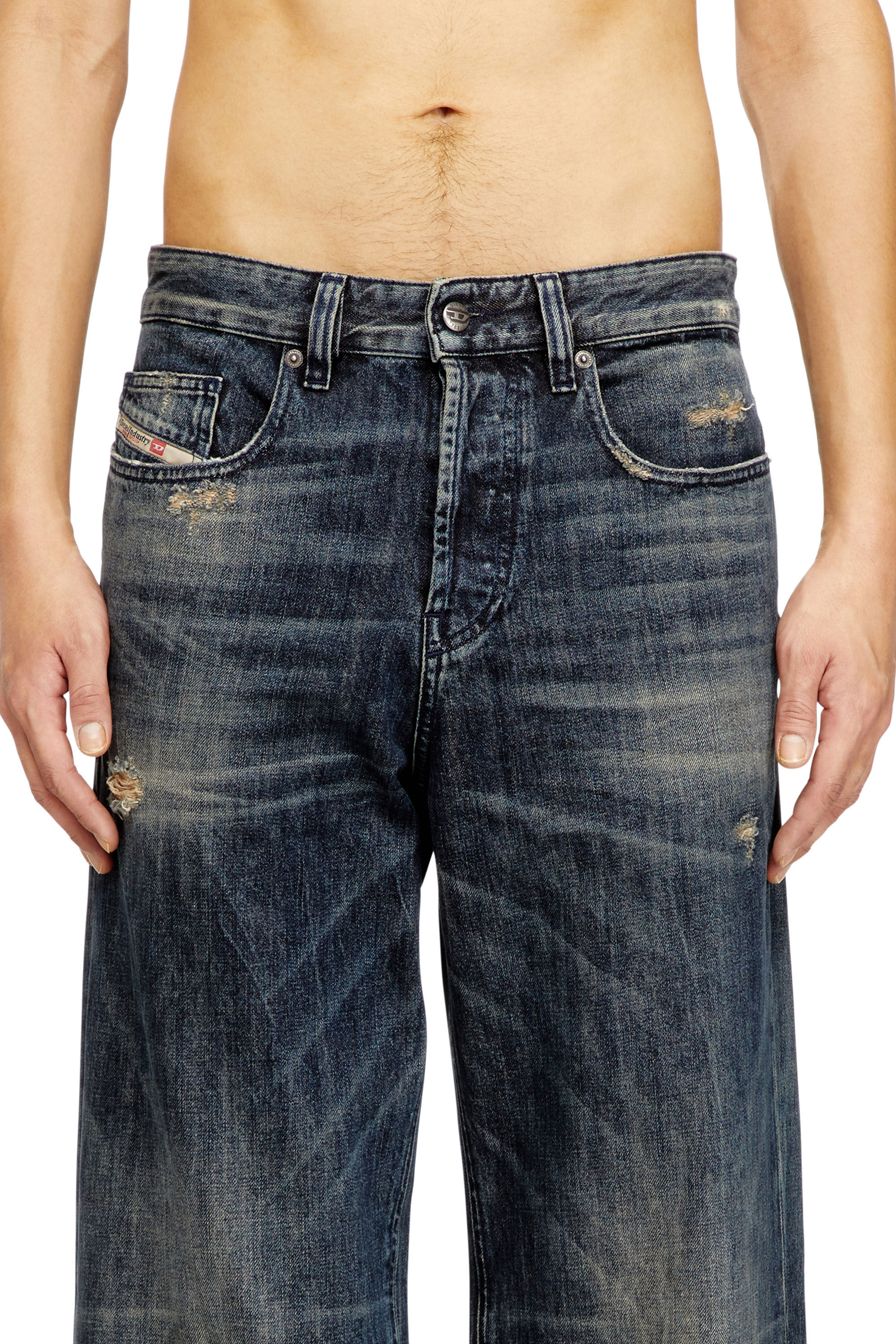 Men's Relaxed Jeans | Dark Blue | Diesel 2001 D-Macro