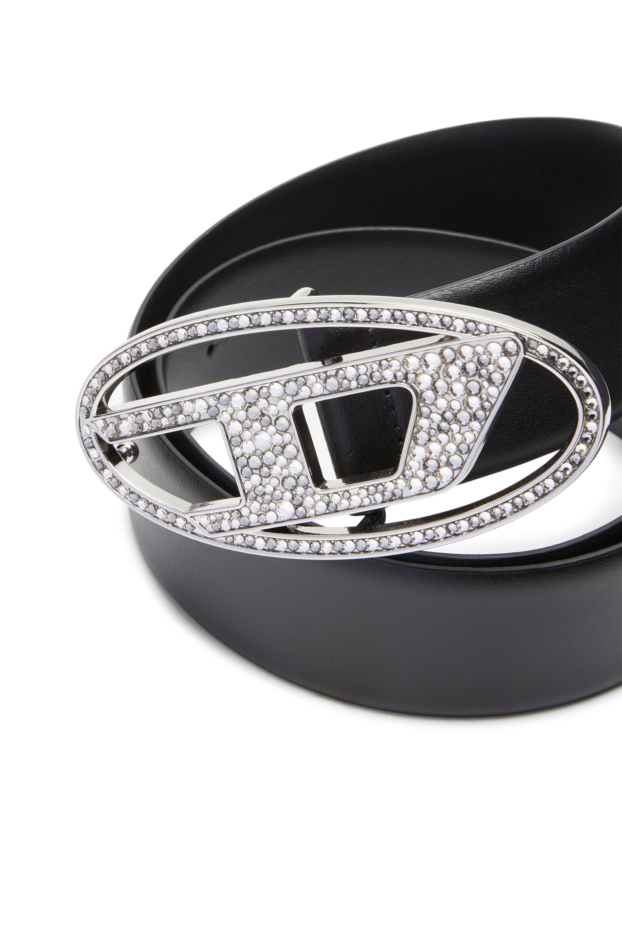く日はお得♪ - STRASS B-1DR logo Diesel | Black | strass with belt 小物