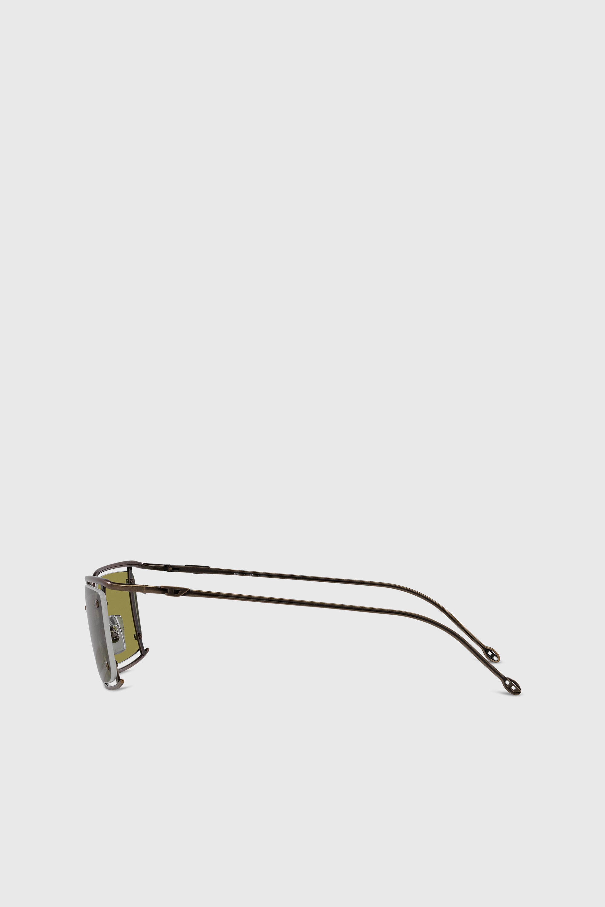 Diesel - 0DL1002, Unisex's Rectangle sunglasses in Military Green - 4