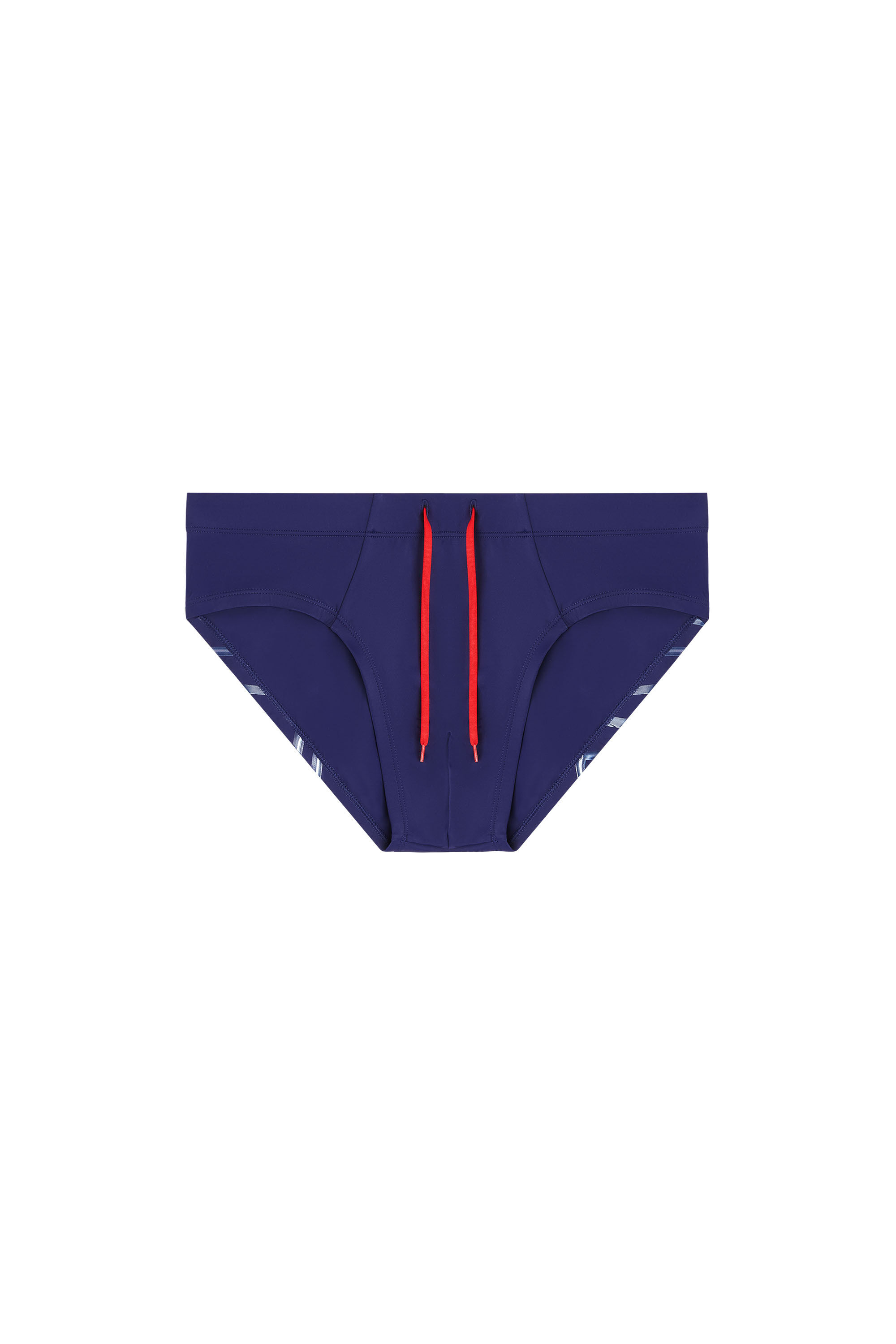 Diesel - ALFIE-D-CORE, Man's Lycra swimsuit with back logo in Blue - 4