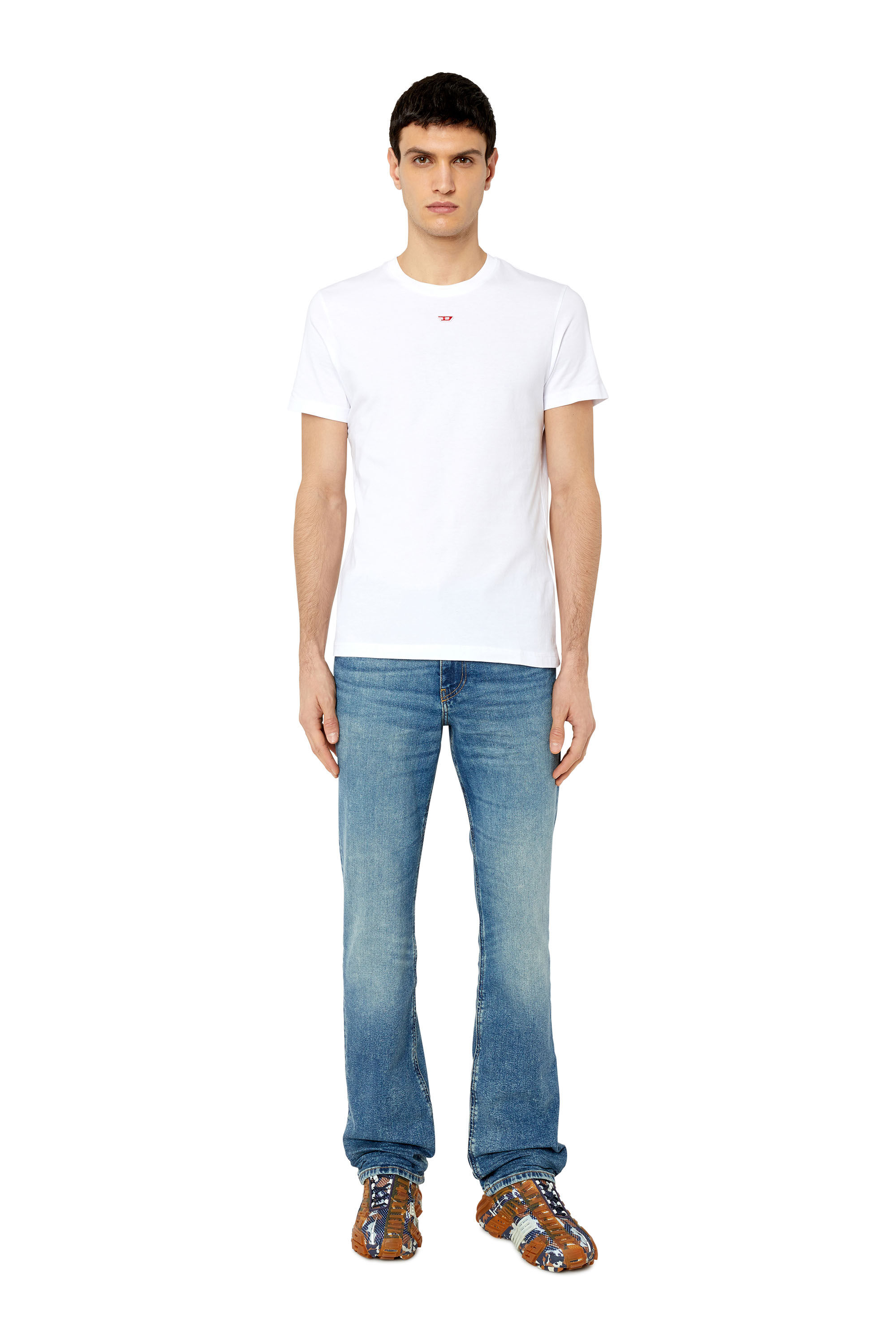 Diesel - 2021 D-Vocs E09EI Bootcut Jeans, Medium blue - Image 1