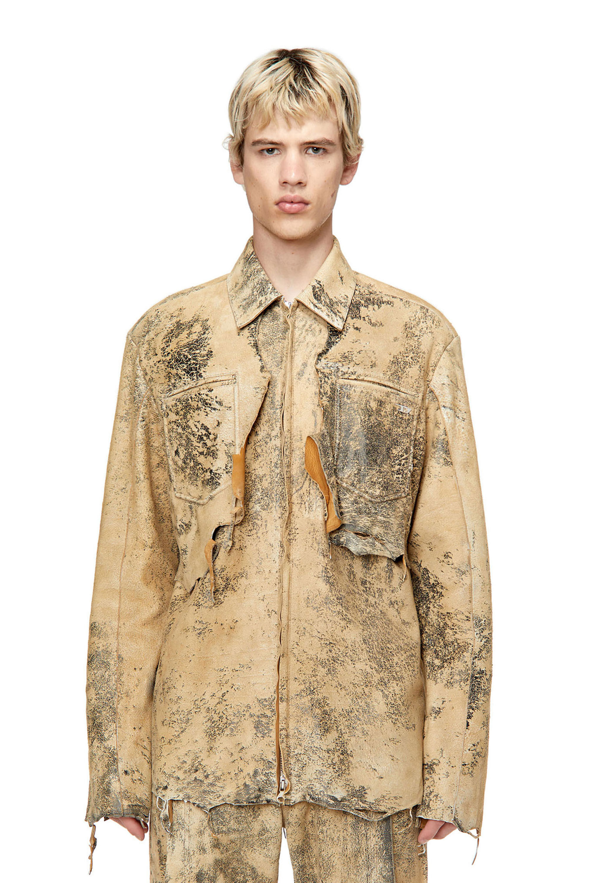 Diesel - L-SAVAGE, Beige/Black - Image 3