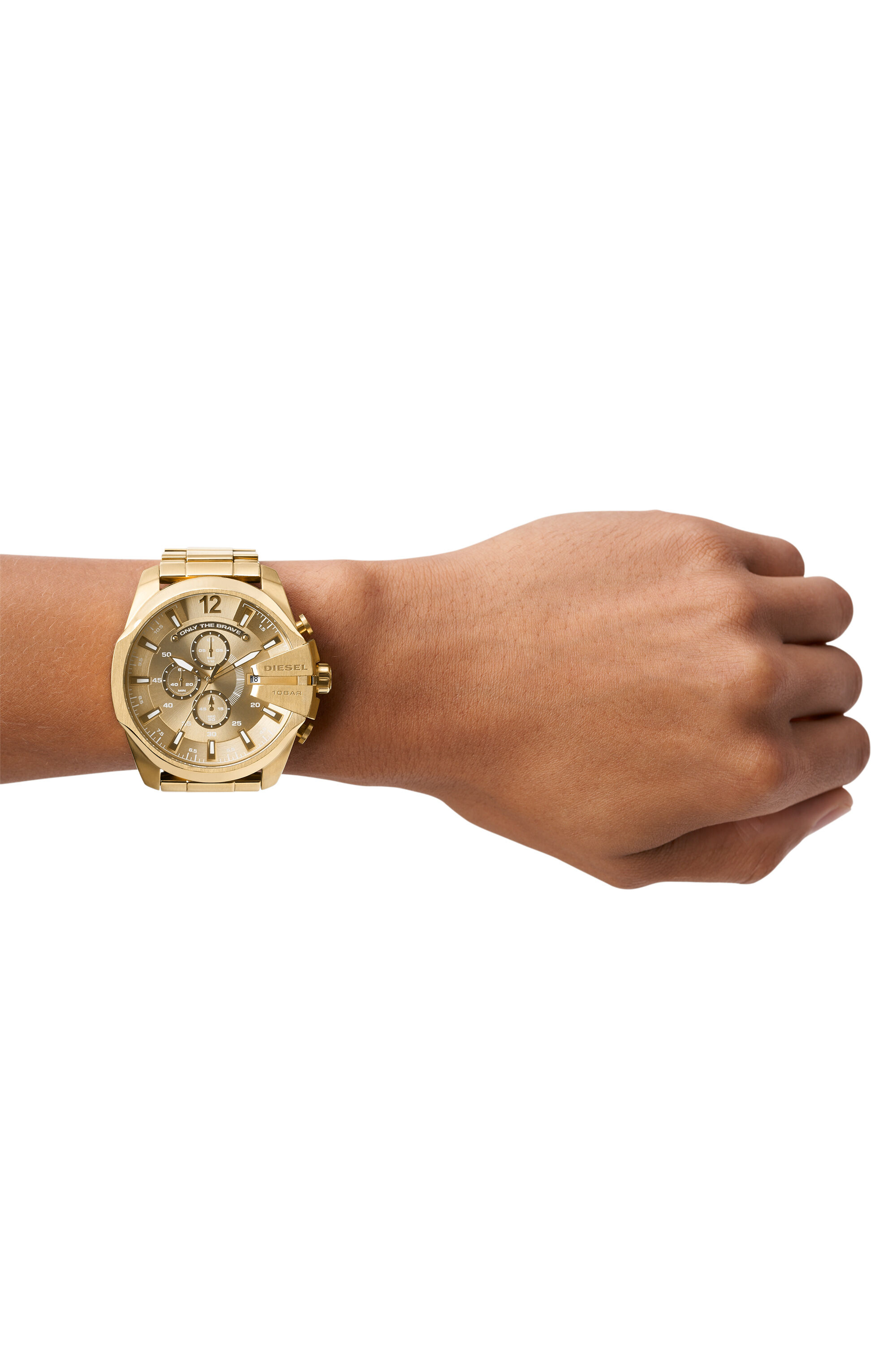 DZ4360 Man Mega Chief gold tone watch Diesel