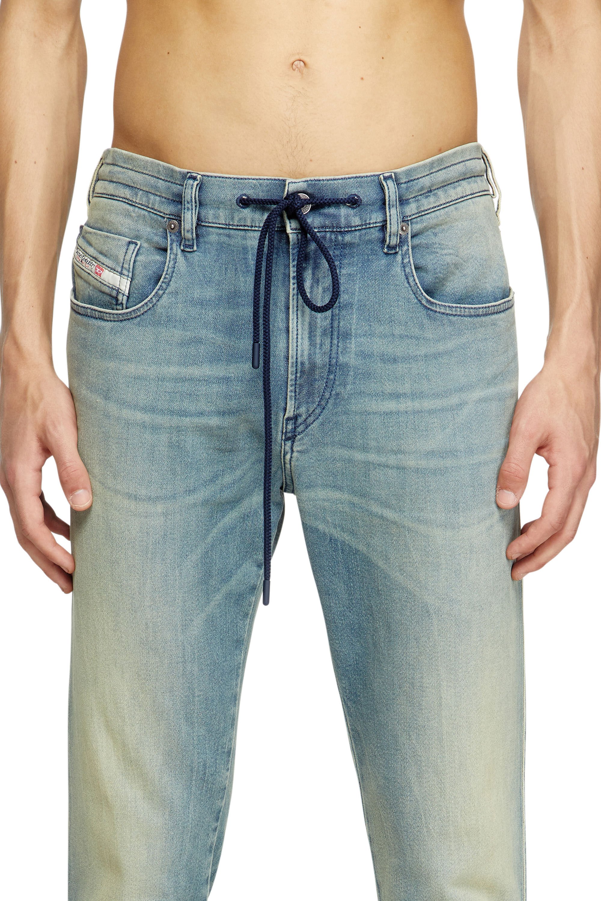 Diesel - Man's Slim 2060 D-Strukt Joggjeans® 09M31, Light Blue - 5