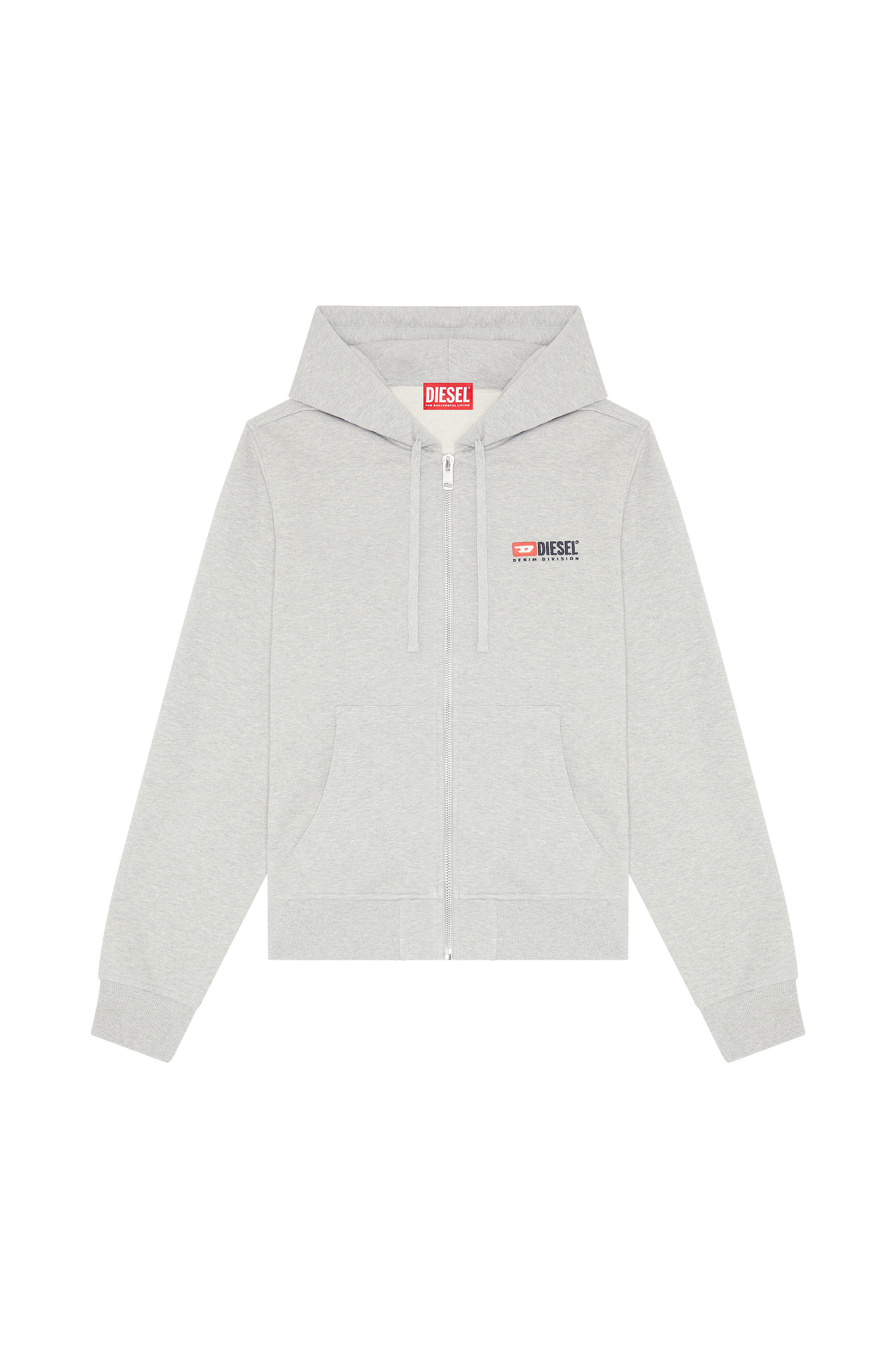 Diesel - S-GINN-HOOD-ZIP-DIV, Light Grey - Image 2