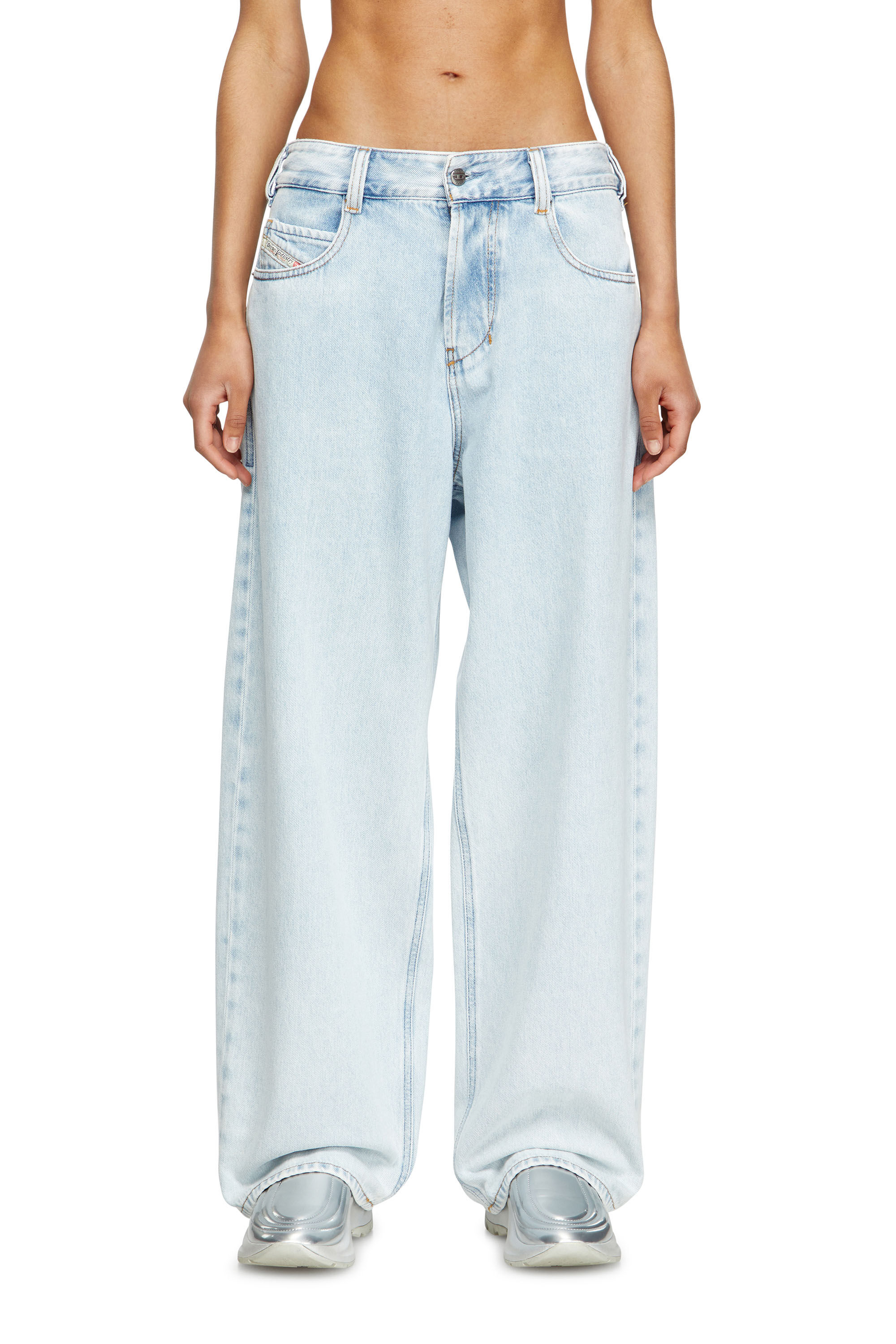Diesel - Unisex's Relaxed Jeans 1997 D-Enim-M 09M74, Light Blue - 6