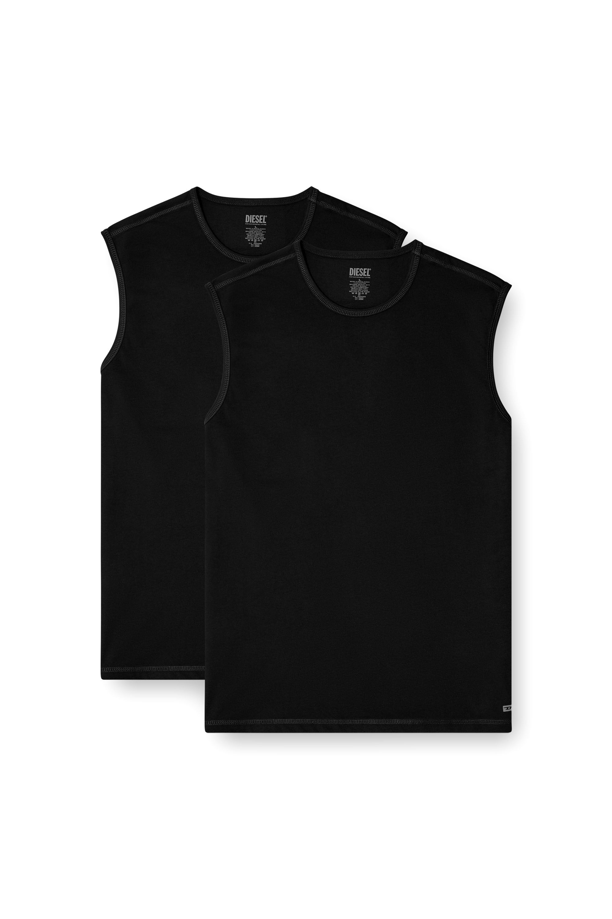 Diesel - TOM-UTLT-2PACK, Man's 2-pack tank top in Black - 2