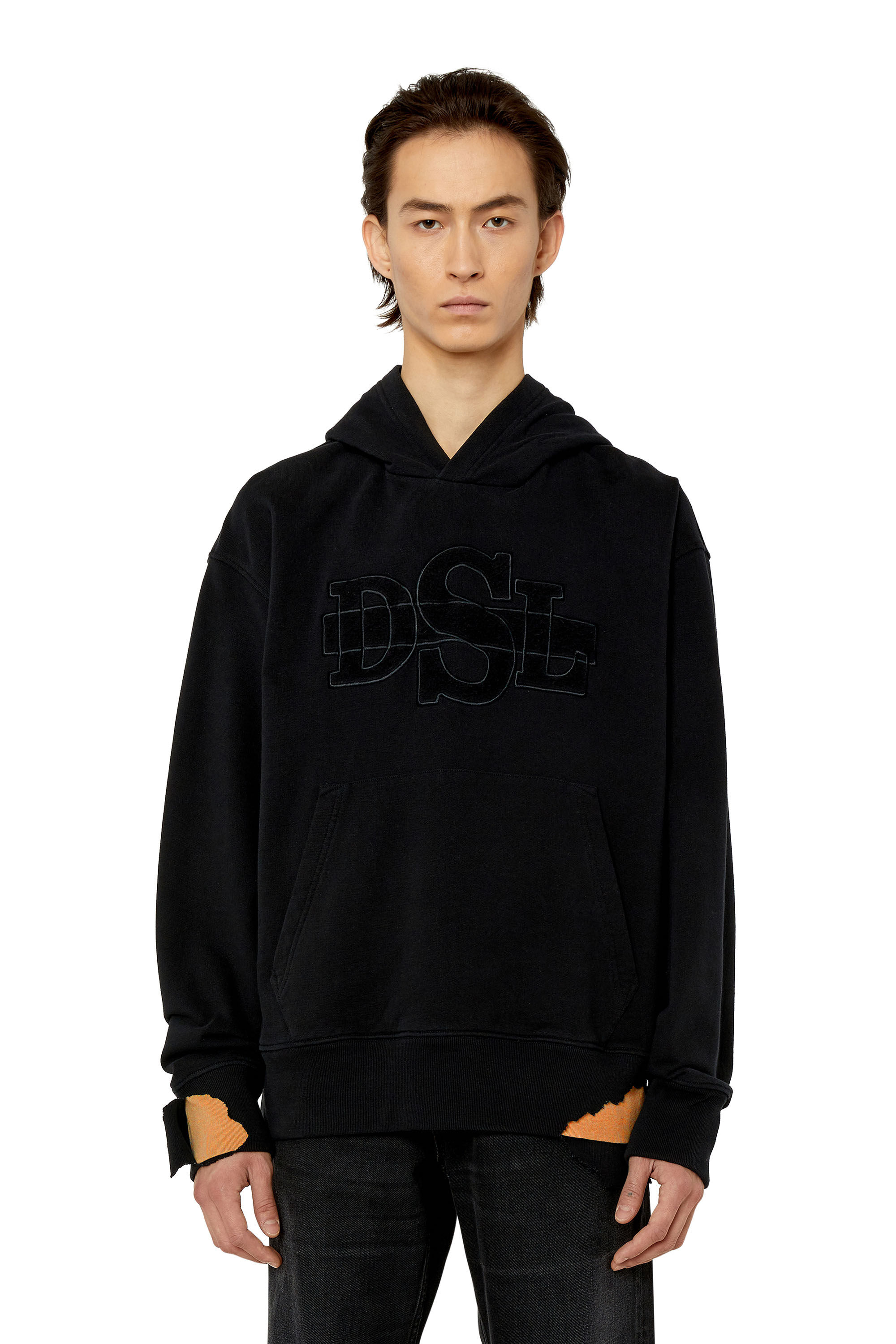 Diesel - S-MACROT-HOOD, Black - Image 3