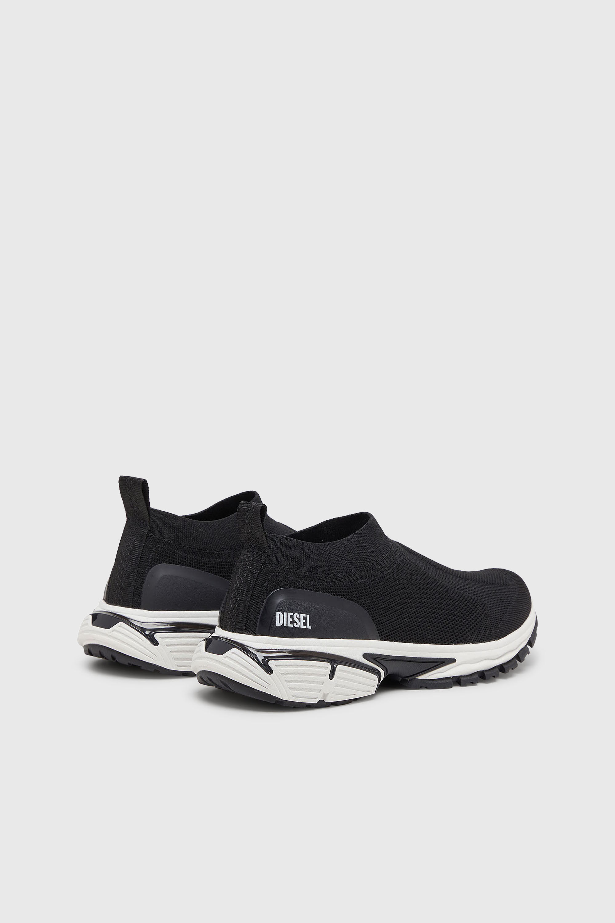 Diesel - S-PRO-V-DENSE-SOCKS, Man's Pro-V-Dense-Slip-on knit sock sneakers in Black - 3
