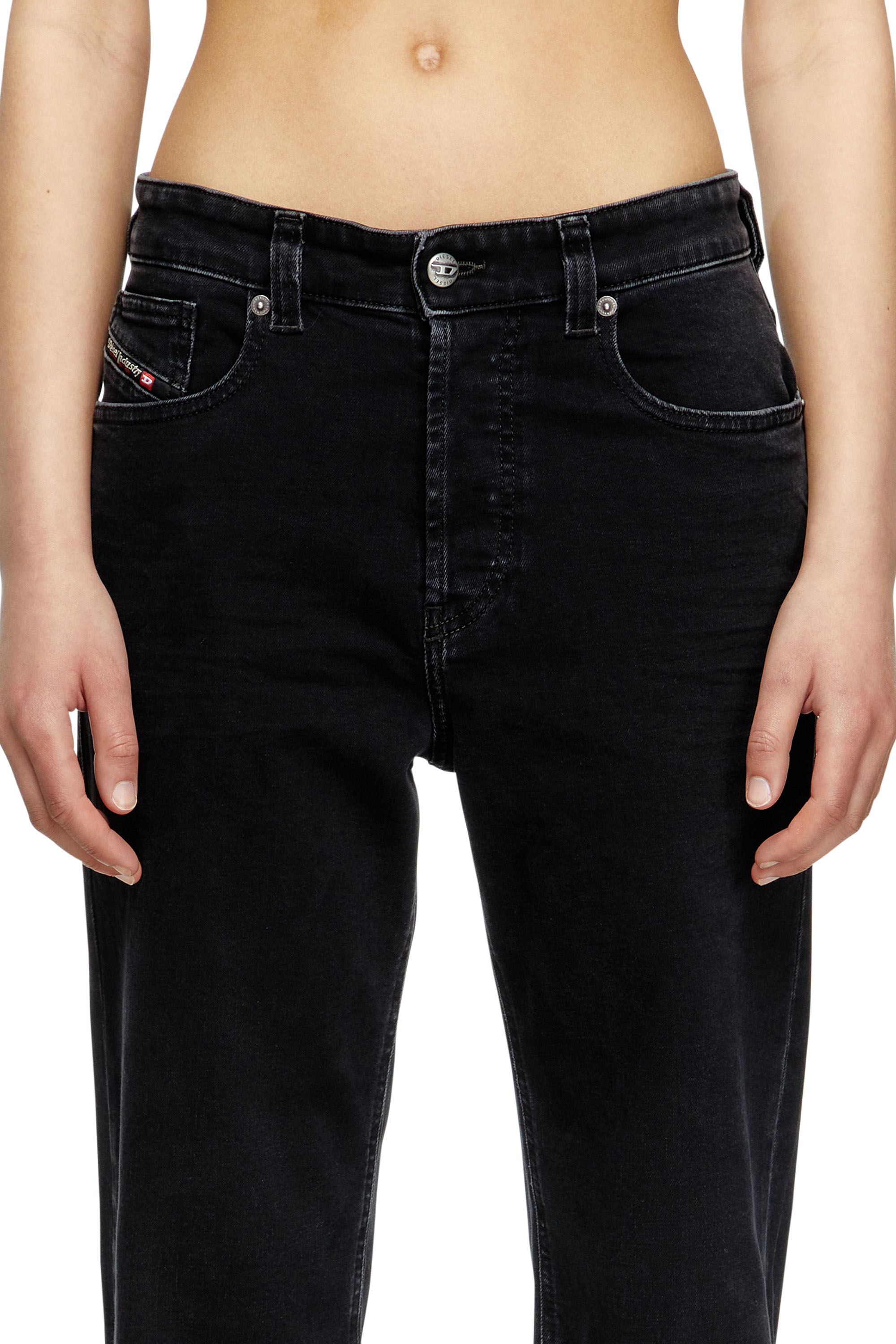 Diesel - Woman's Regular Jeans 1988 D-Ark 09M69, Black/Dark grey - 5