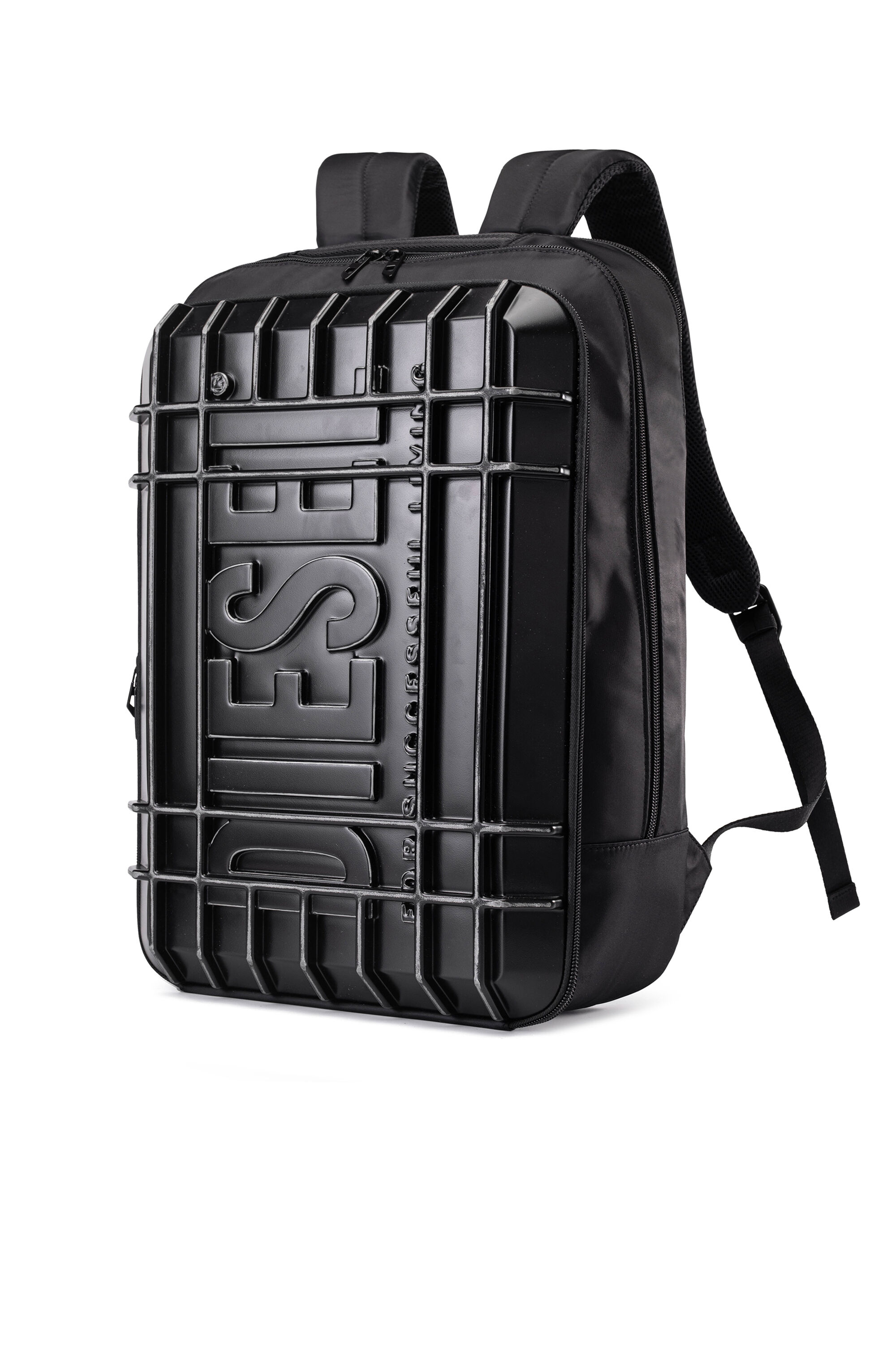 Diesel - DIESEL PC STRONG IMAGE BACKPACK- DSB005, Unisex's Rugged travel backpack in Black - 4