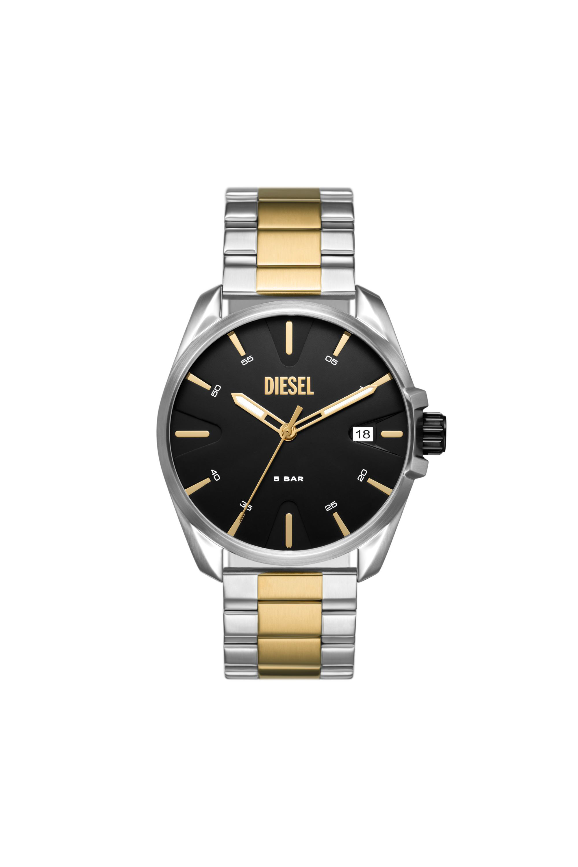 Men s MS9 three hand date two tone stainless steel watch DZ2196