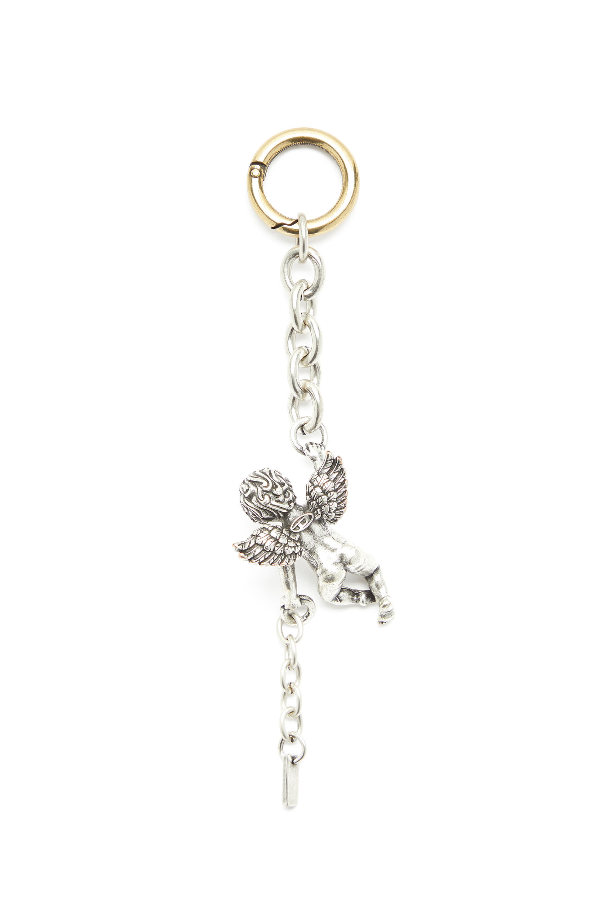Diesel - CHARM-ANGEL, Woman's Metal cherub charm in Silver - 2