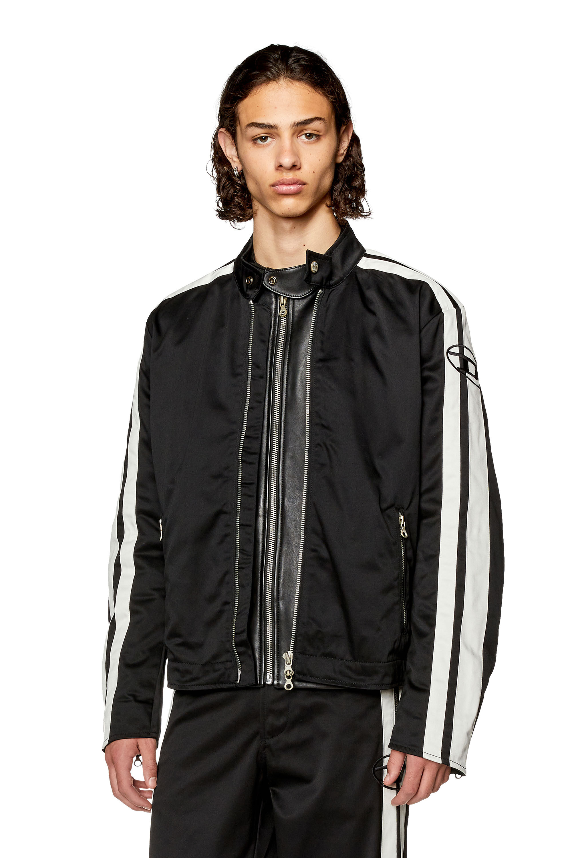 人気満点 cotton padded in jacket Biker Men's with Diesel | Multicolor | bands ジャケット・アウター