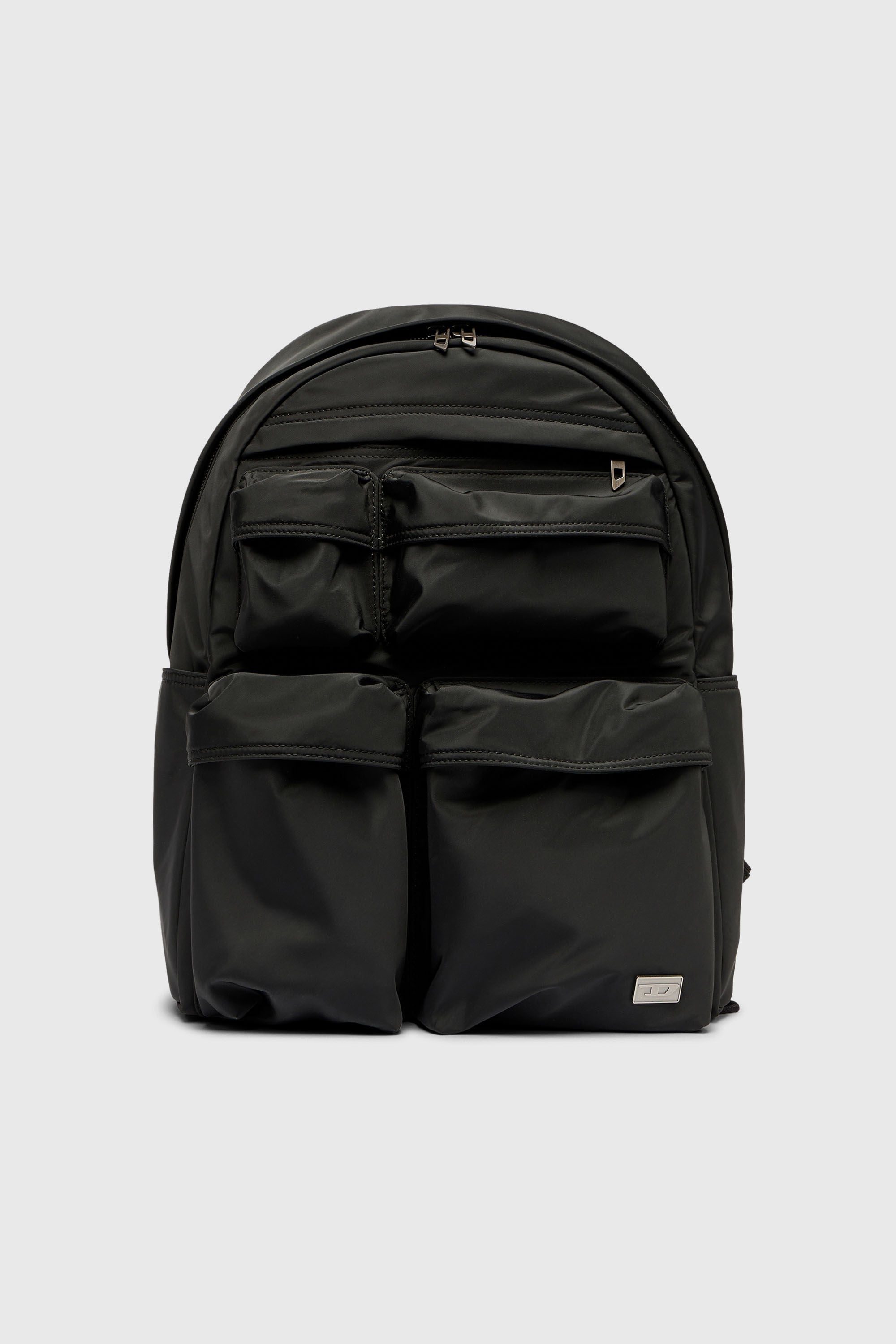 Diesel - MULTI-PKTS BACKPACK X, Unisex's Multi-Pkts-Multipocket backpack in utilitarian shell in Black - 2