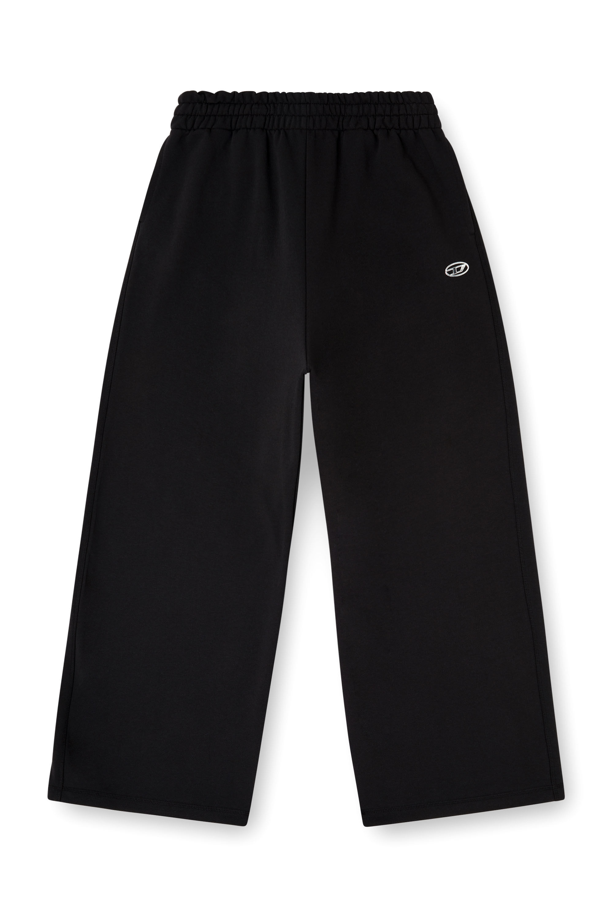 Diesel - P-ZENIA-OD, Woman's Loose track pants with elastic waistband in Black - 2