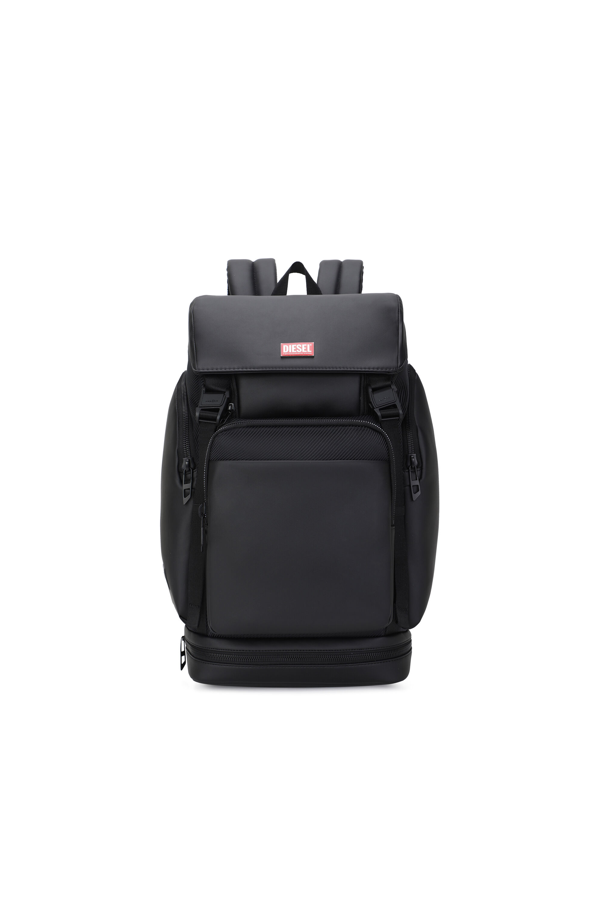 Diesel - DIESEL CARBON FIBER BACKPACK-BLACK  DSB0, Unisex's Functional business backpack in Black - 1