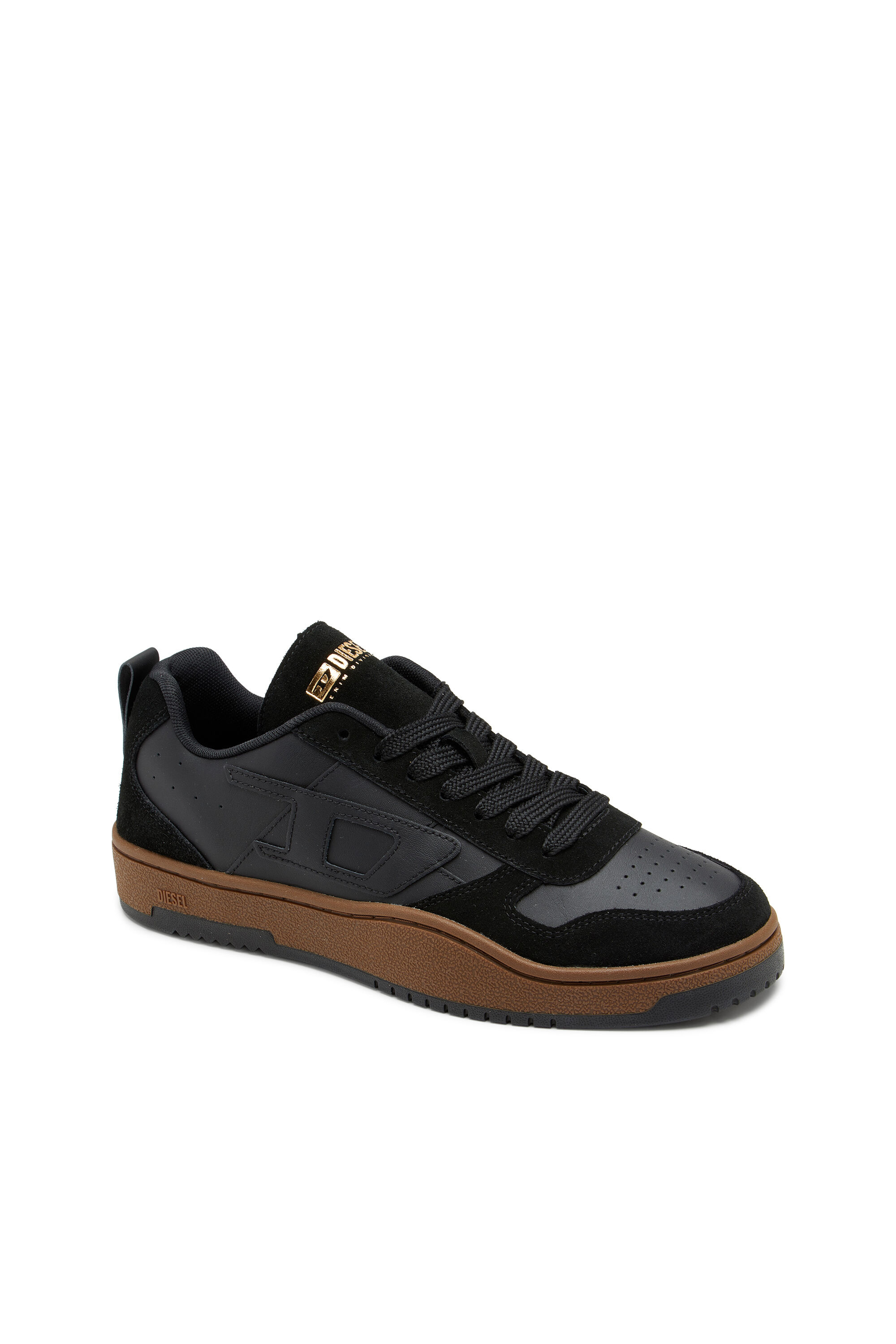 人気の贈り物が大集合 leather in S-Ukiyo-Sneakers Men's and Diesel | Black | suede コレクション
