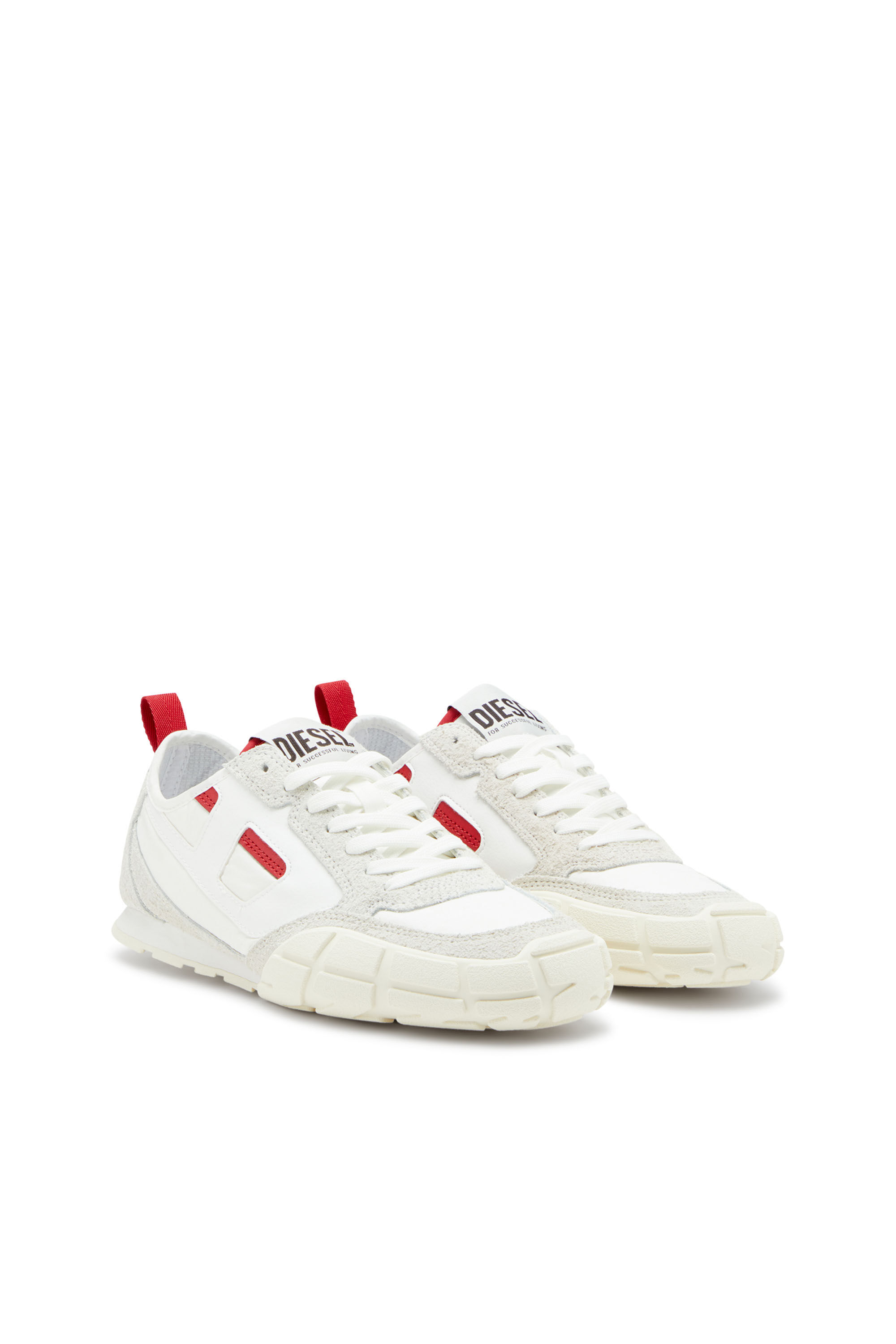 Diesel - S-PAGODHA LOW W, Woman's Sneakers in leather, suede and ripstop in null - 2