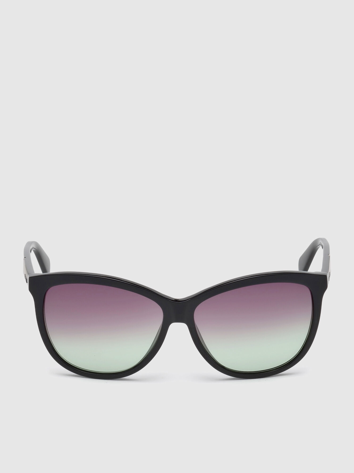 Diesel - DL0221, Woman's Acetate shiny finishes eyewear in Black - 1