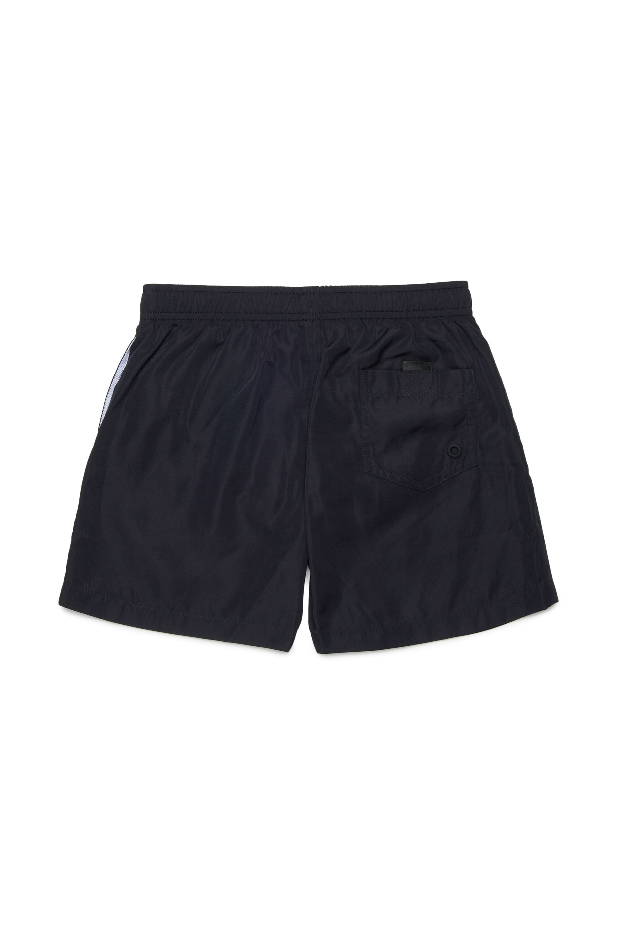 Diesel - MIDIT, Man's Swim shorts with maxi logo in Black - 2