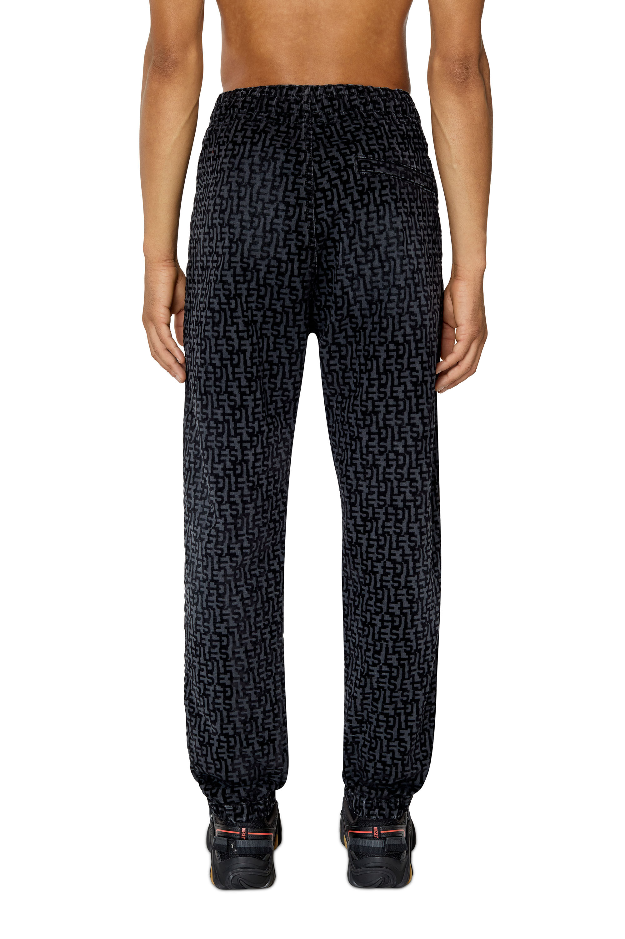 Diesel - D-Lab Track Denim 068AW Tapered, Black/Dark grey - Image 4