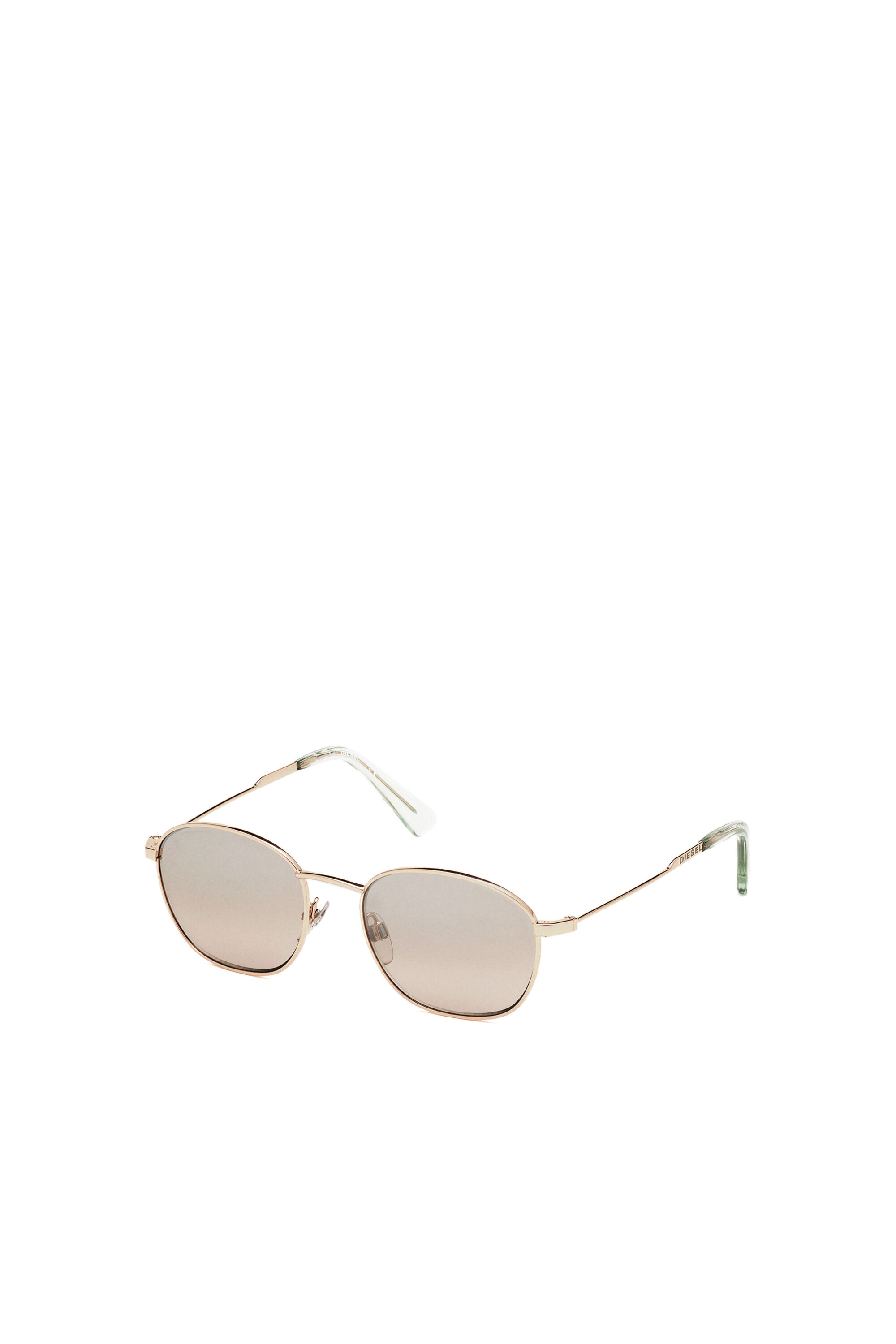 Diesel - DL0307, Unisex's Unisex sunglasses with rounded silhouette in Face Powder - 2
