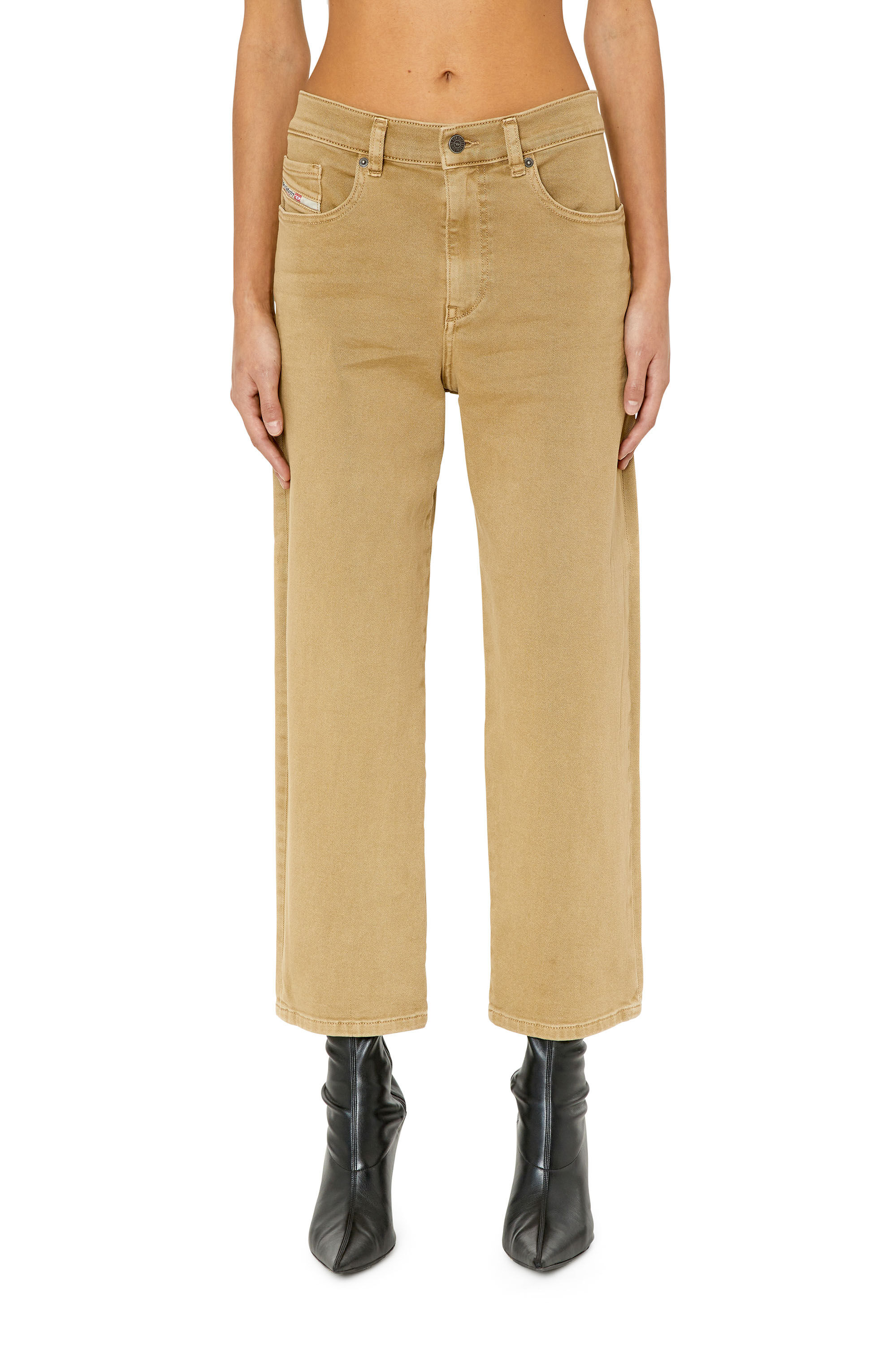Diesel - 2016 D-Air 0QWTY Boyfriend Jeans, Brown - Image 3
