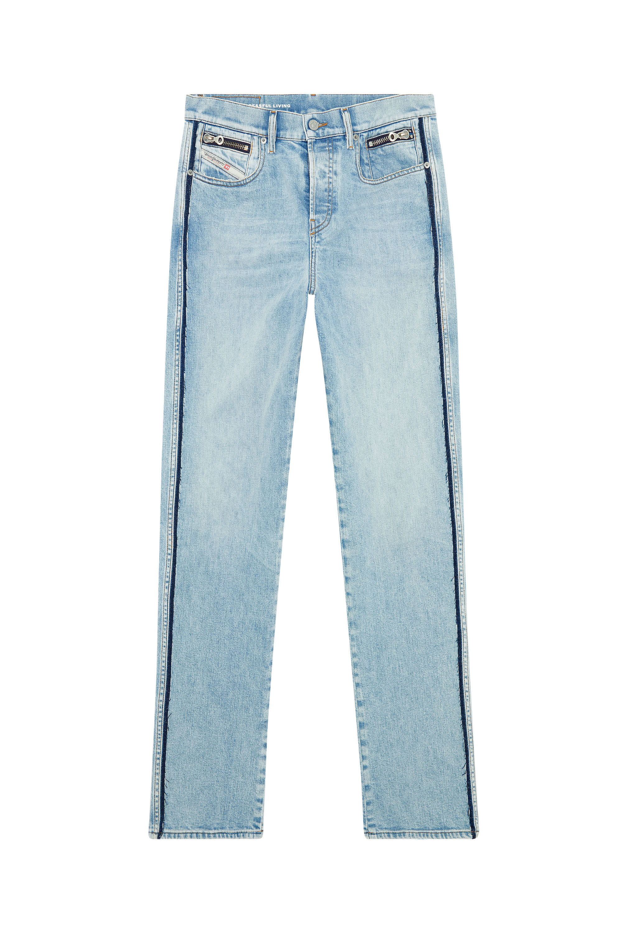 Diesel - Straight Jeans 2020 D-Viker 09F41, Light Blue - Image 2