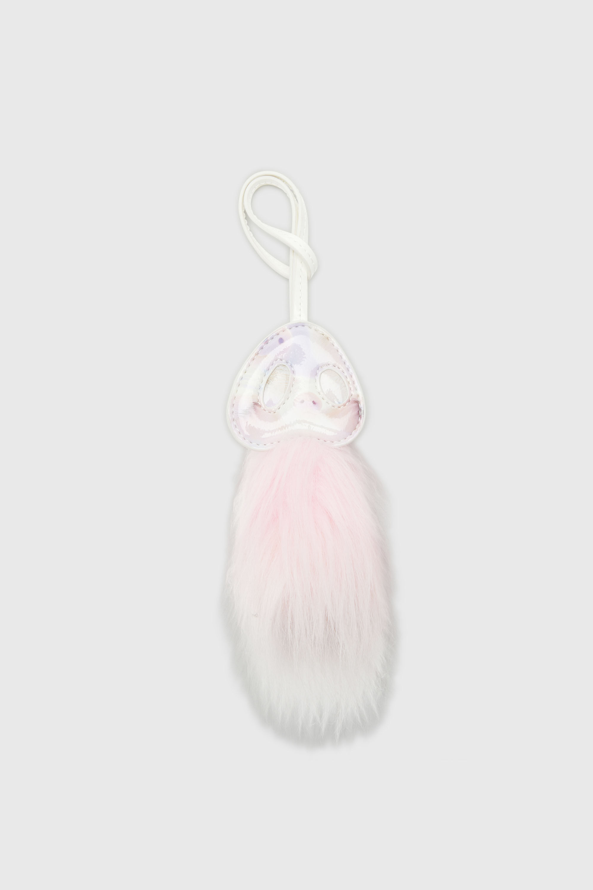 Diesel - FUR CHARMS I, Woman's Pig's snout bag charm with fluffy detail in Pink - 5