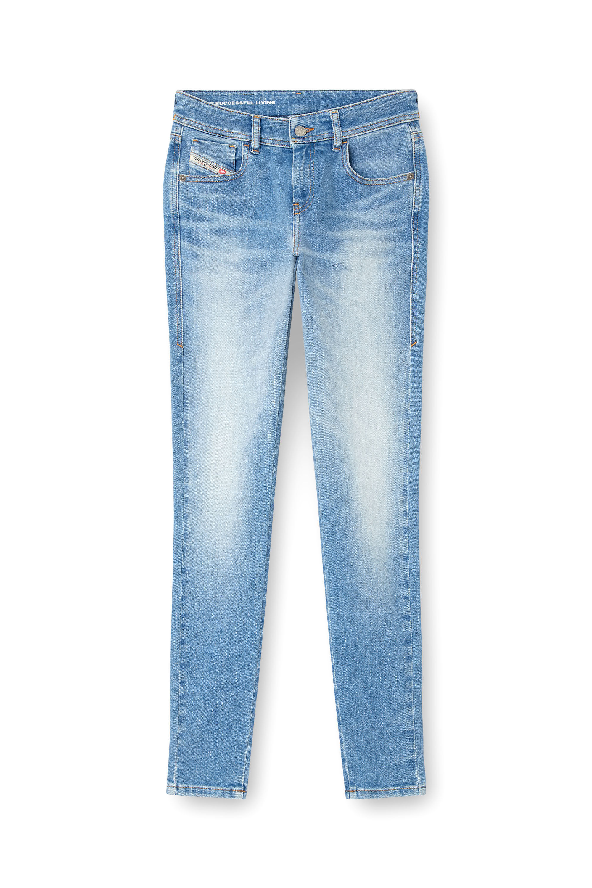 Diesel - Woman's Skinny Jeans 2017 Slandy 09L94, Light Blue - 2