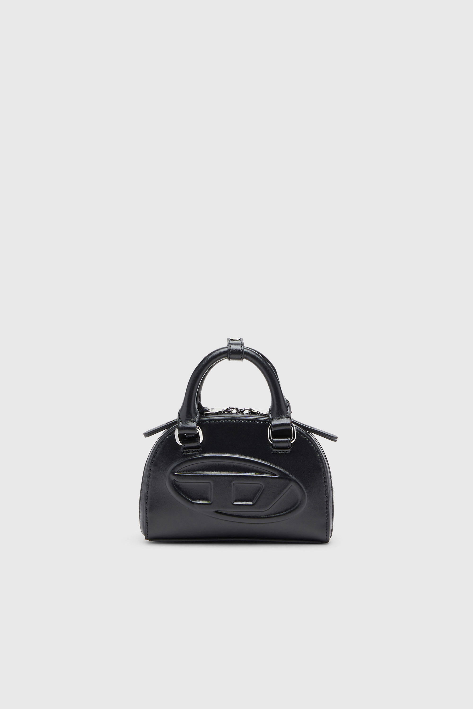 Diesel - 1DR DOME CROSSBODY XS, Woman's 1DR Dome-Slim bowling bag in nappa leather in Black - 2