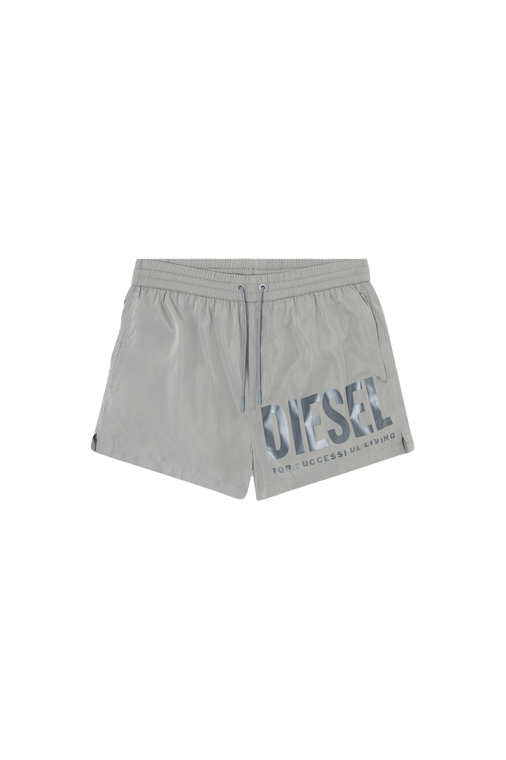 【DIESEL】Mario-34-D-Core ロゴ スイムショーツ ショートパンツ Men's Swim shorts with logo print | Grey | Diesel