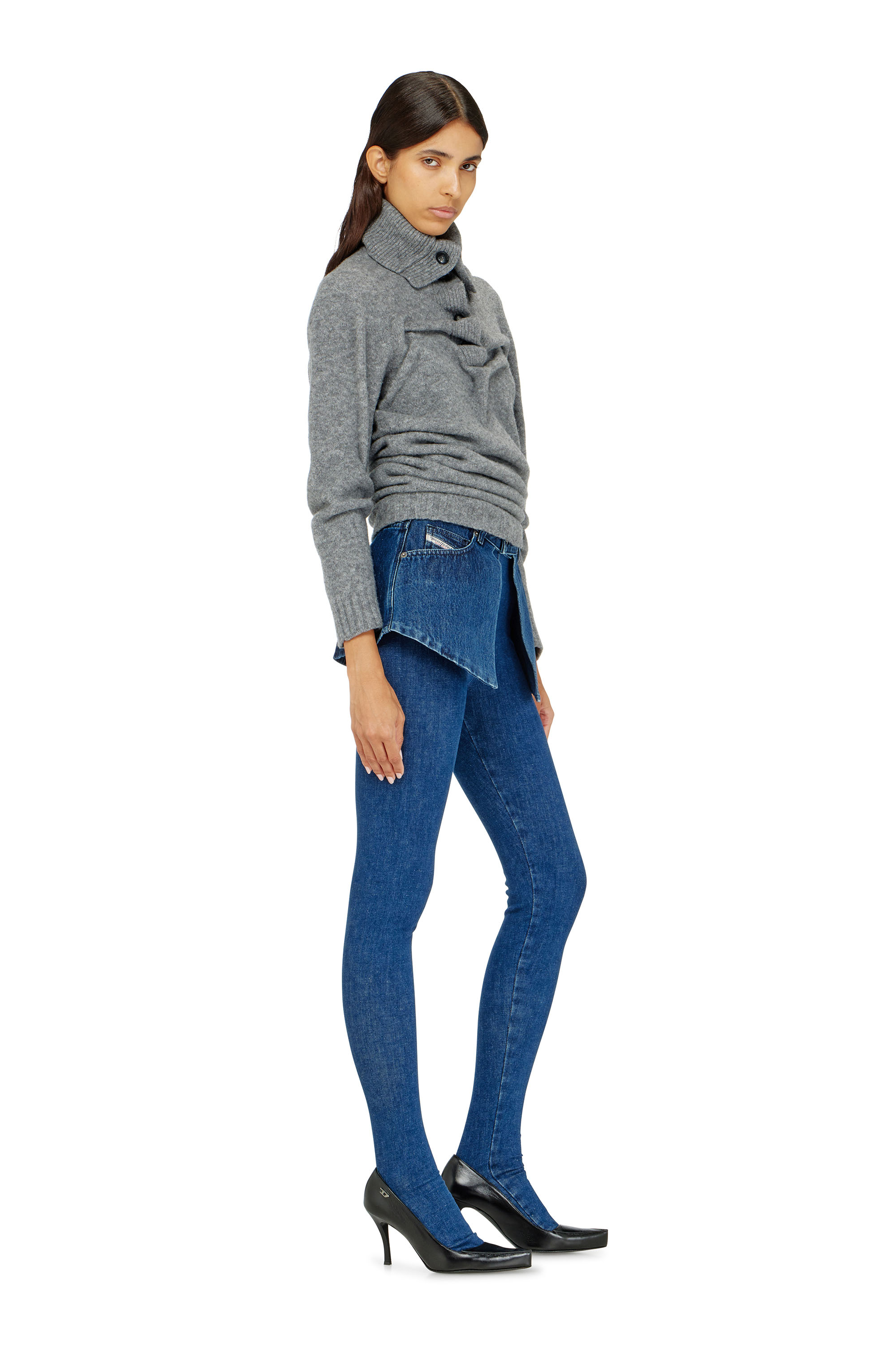 Diesel - Woman's Skinny Jeans D-Spika 09R31, Dark Blue - 2