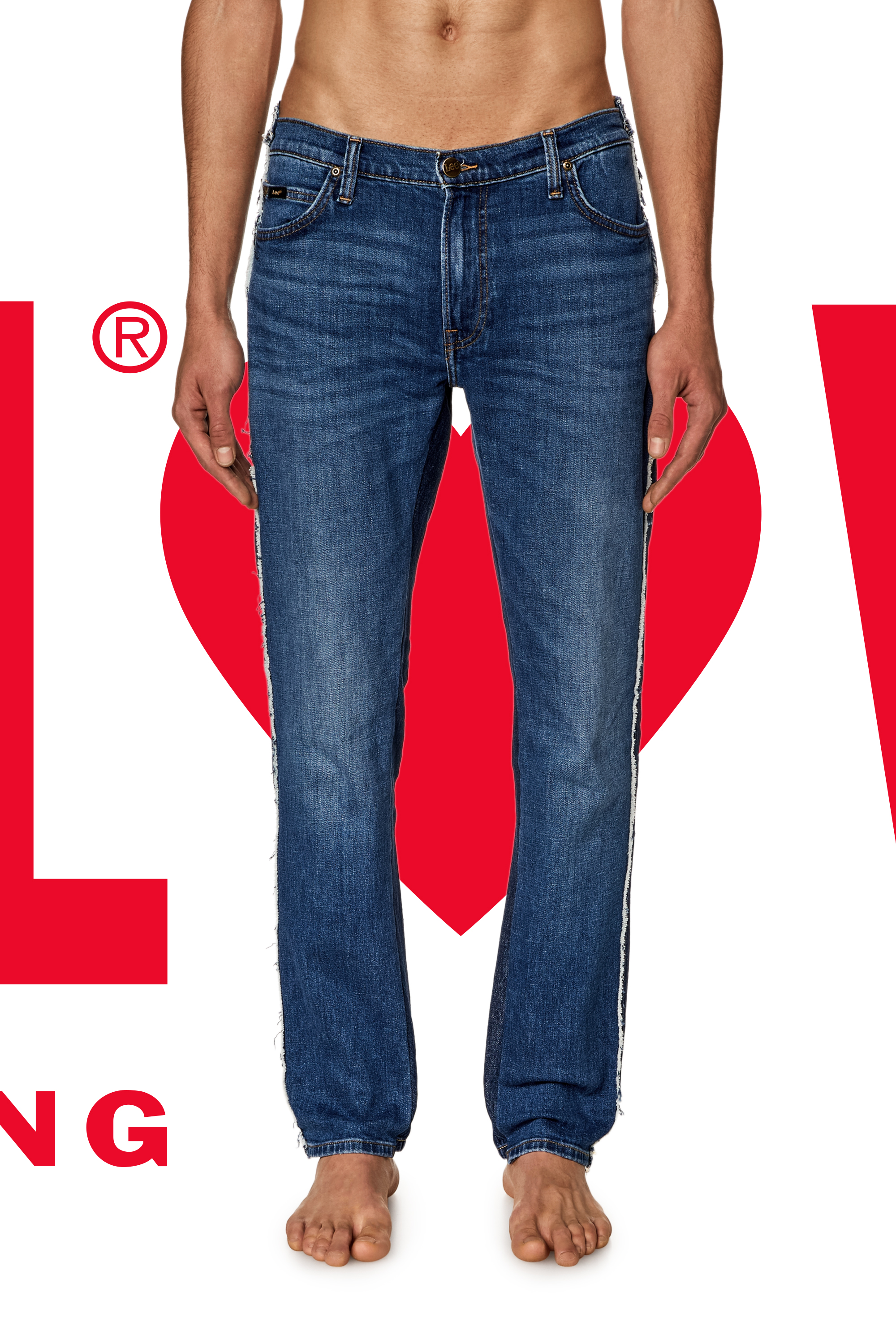 Regular Jeans Dieseloves 04 09K47, Medium blue Diesel - Unisex's Regular Jeans Dieseloves 04 09K47, Medium blue - 3