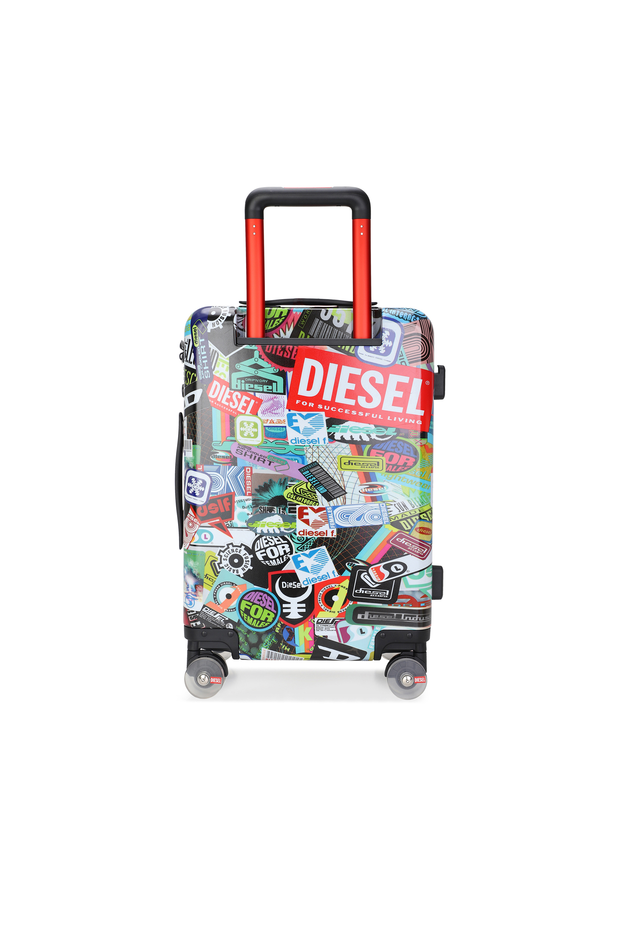 Diesel - DIESEL PC PRINTED TROLLEY-STICKERS- DSL0, Unisex's Sticker style suitcase size S in Multicolor - 3