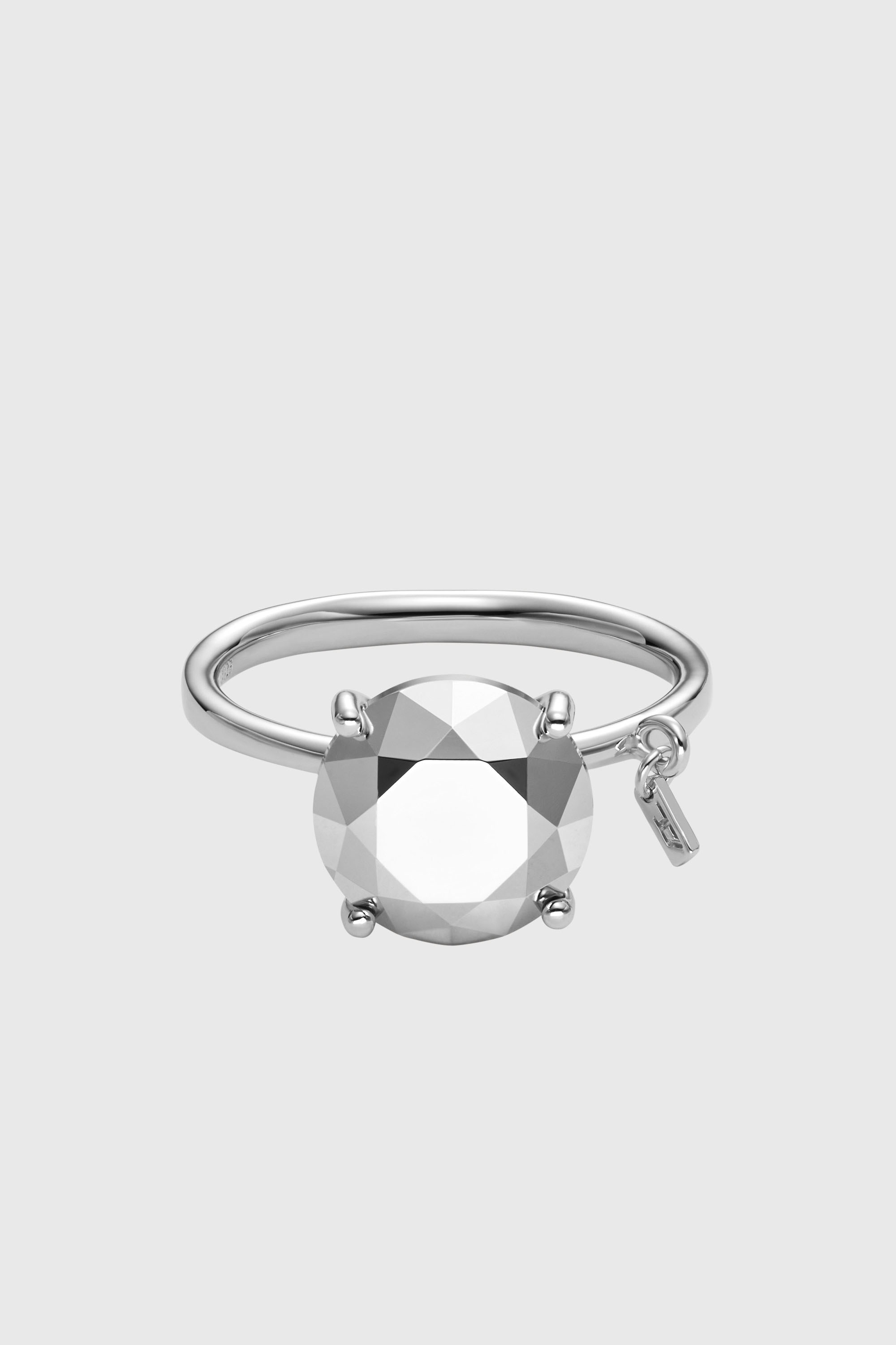 Diesel - DL1353040 STERLING SILVER JEWEL, Unisex's Diamond Cut Sterling Silver Ring in Silver - 2