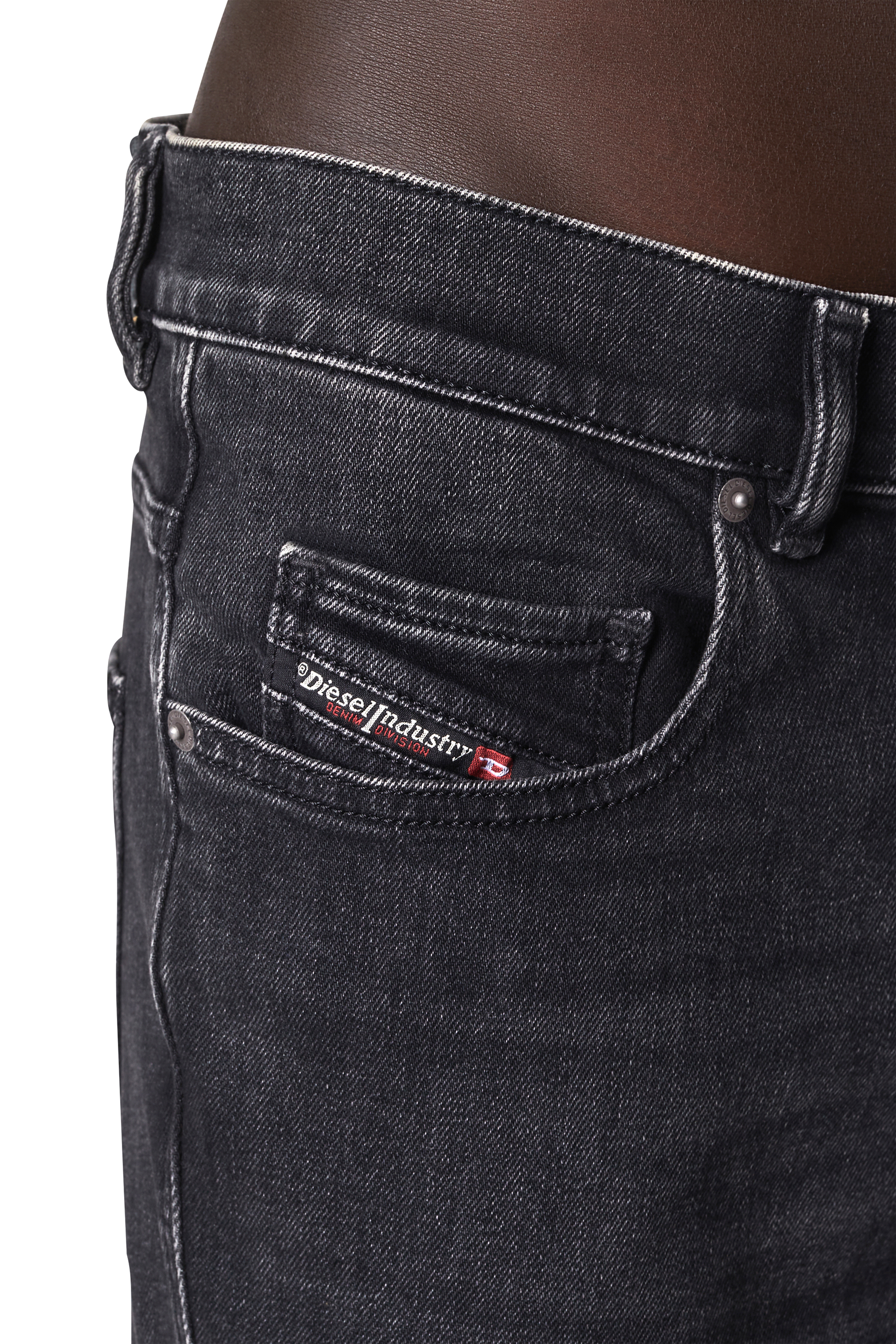 Diesel - Bootcut Jeans 2021 D-Vocs 09B83, Black/Dark grey - Image 4